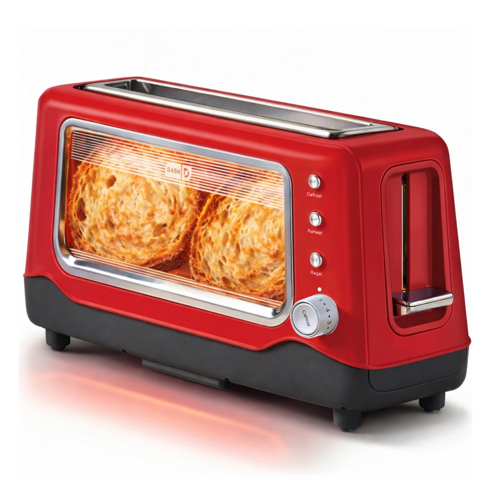 Clear View Toaster 2 Slice with Long Slot, See-Through Window, 7 Browning Levels1