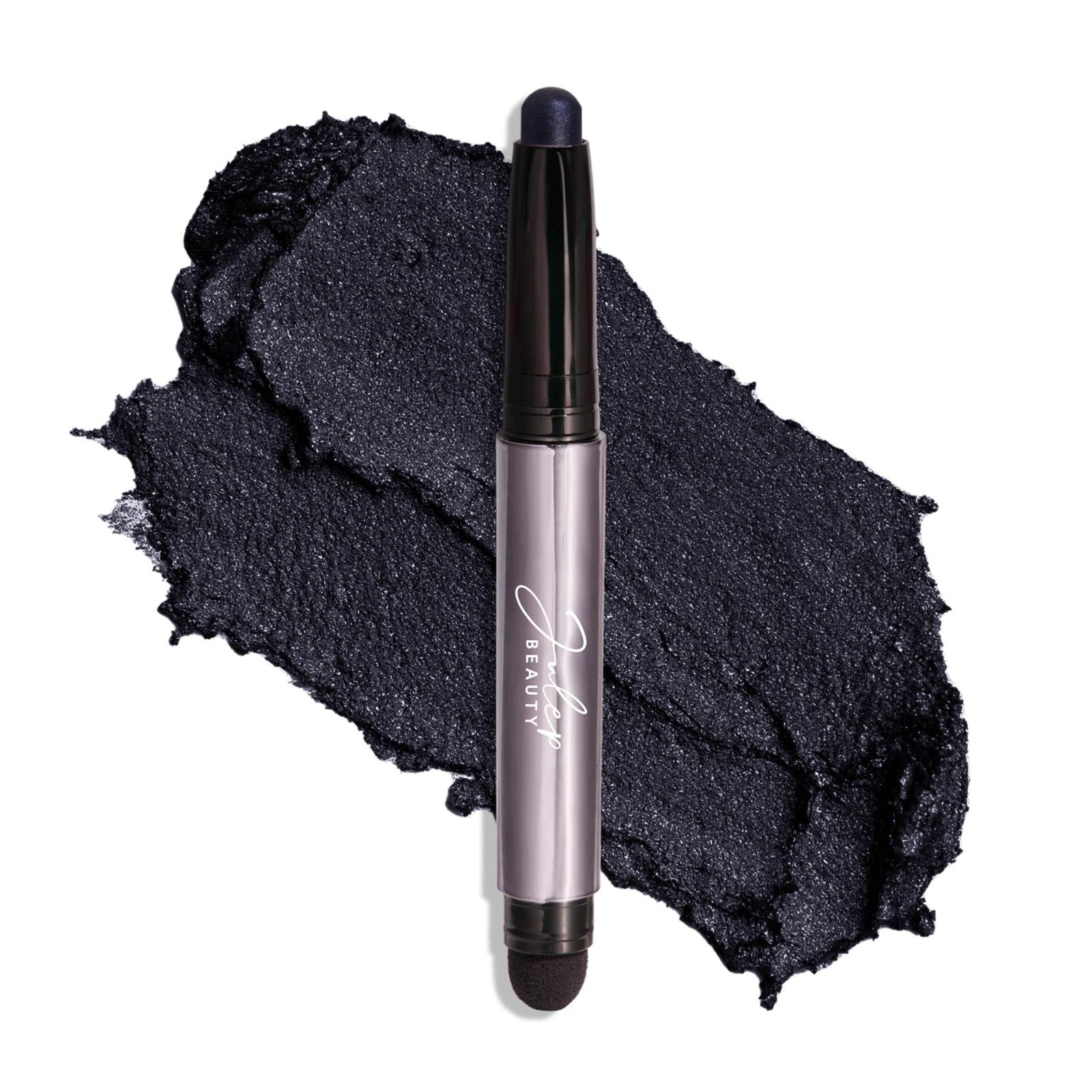 Crème-to-Powder Eyeshadow Stick - Midnight Blue Shimmer, Long-lasting & Blendabl1