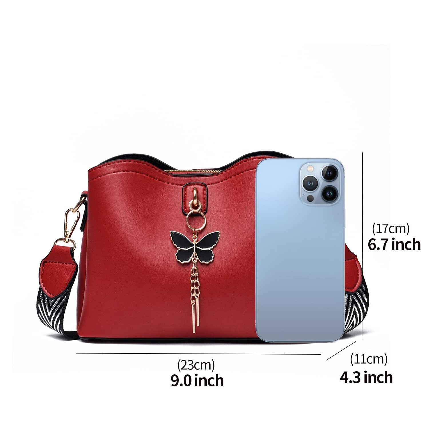 Stylish Lightweight Crossbody Bag for Women & Teens - Fashionable Handbag Purse3