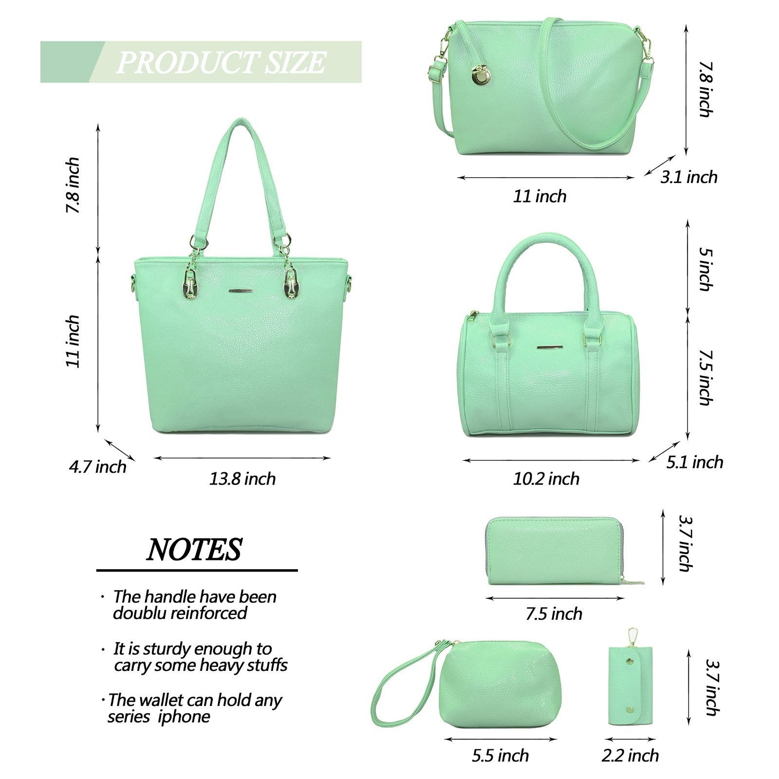 Stylish Designer Purses for Women - Satchel Shoulder Tote Handbag, Top Handle4