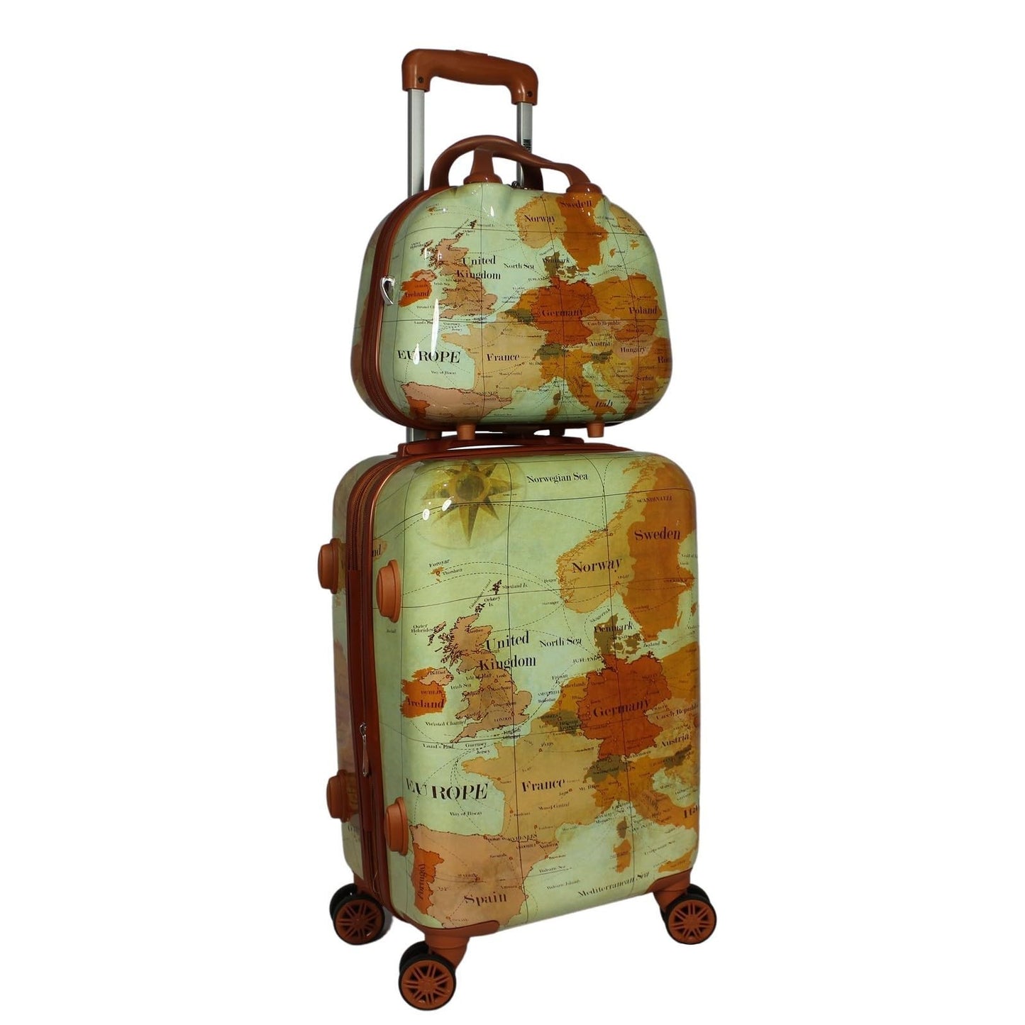 Expandable 2-Piece Carry-On Spinner Luggage Set with TSA Lock for Travel6