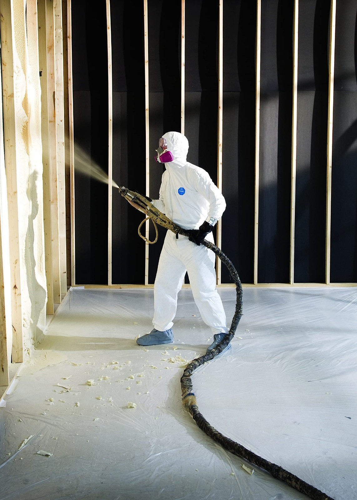 Disposable Protective Coverall with Hood & Boots - Tyvek 400, Safety Gear, Workw2