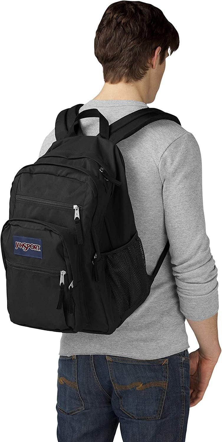 Large Capacity Student Backpack   Black, Durable, Comfortable, Multi Pocket Desi6