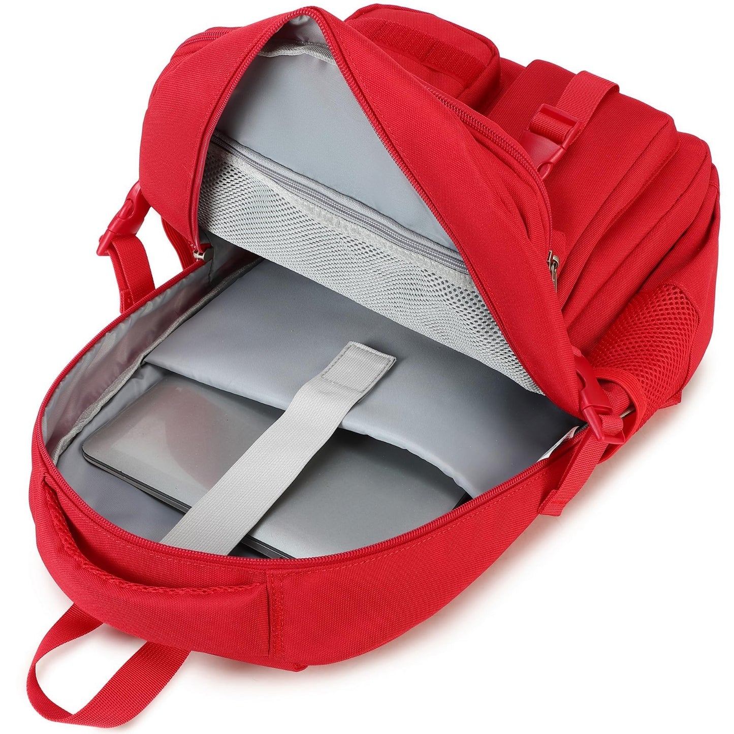 Large Heavy Duty Backpack for School, College, Travel   Multi Pocket Bookbag5