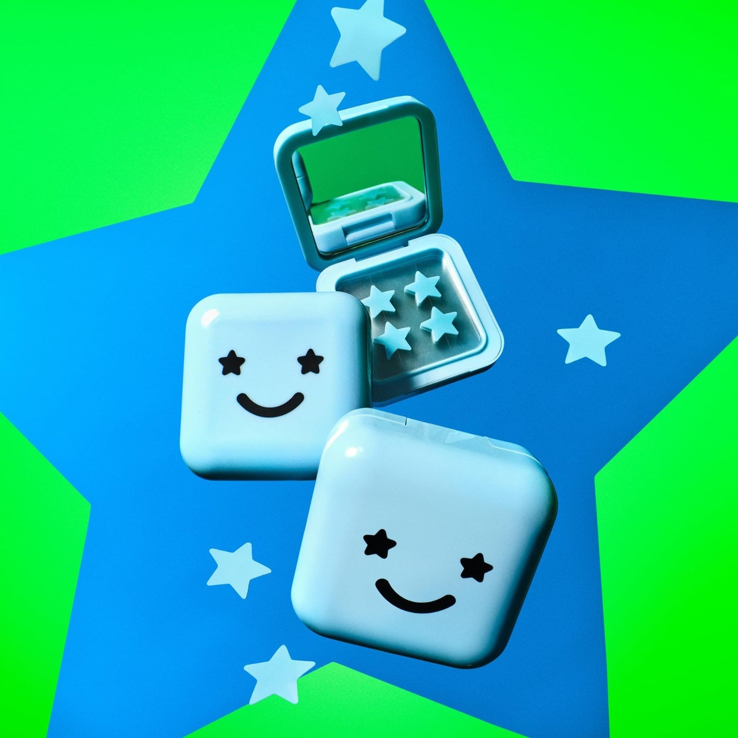 Hydro Star Yellow & Blue Compact Star Patch Combo Pack   64 Count Acne Treatment5
