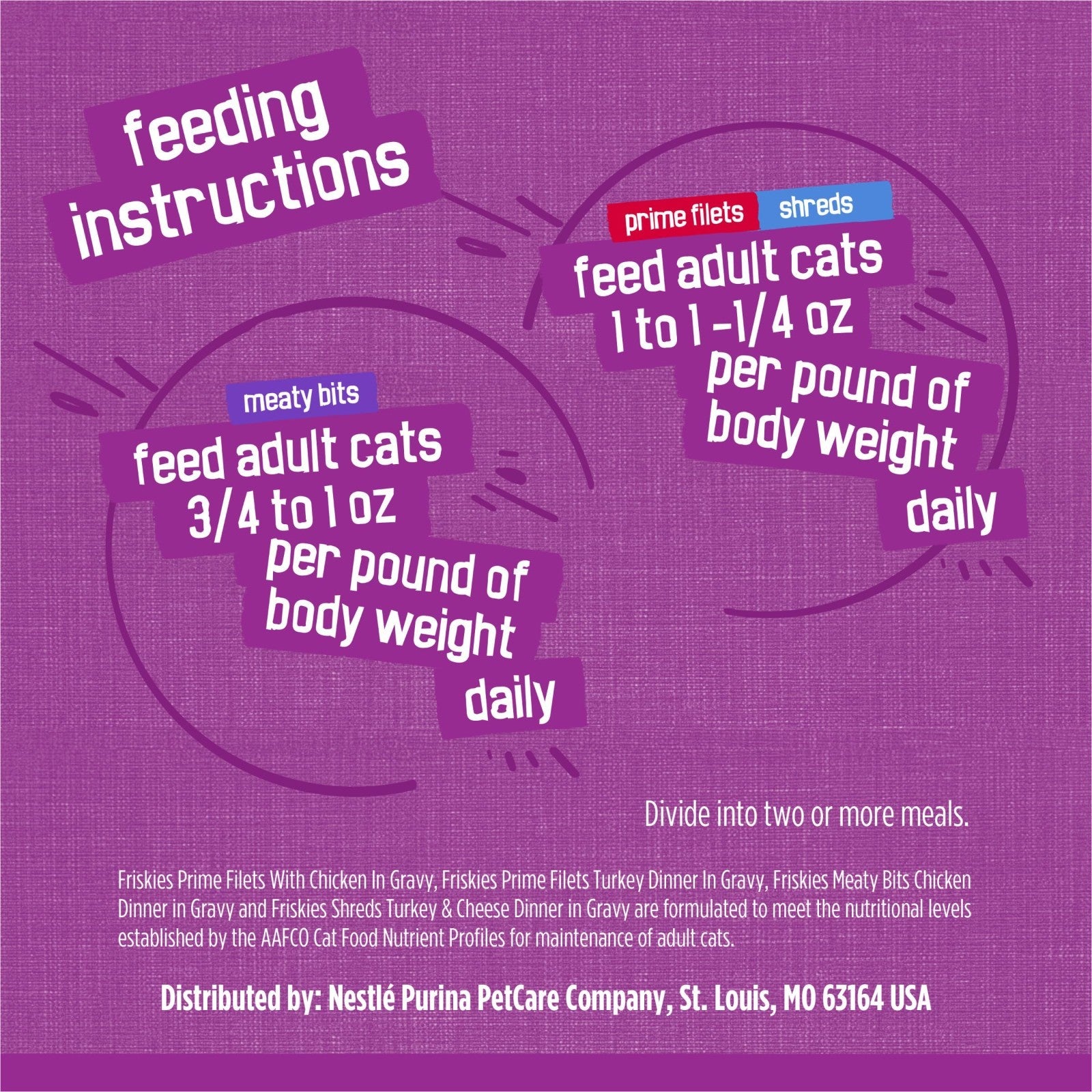 Variety Pack Wet Cat Food   Poultry Shreds, Meaty Bits & Prime Filets   64 Cans11