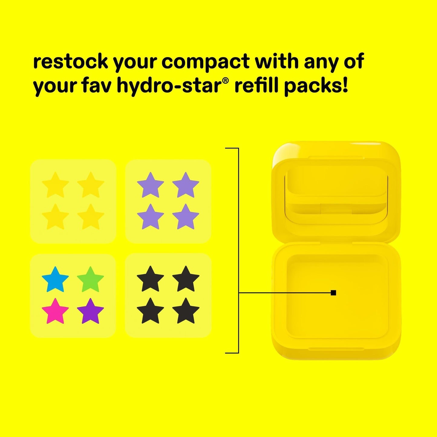 Hydro Star Yellow & Blue Compact Star Patch Combo Pack   64 Count Acne Treatment9