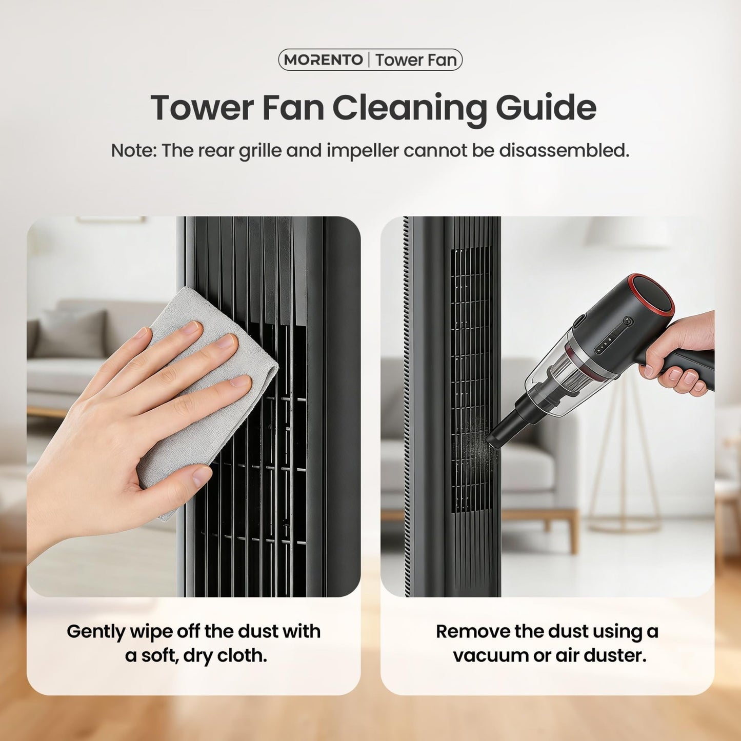 42.8" Smart Tower Fan   90° Oscillation, 12H Timer, 4 Modes, Quiet 28dB, Remote7