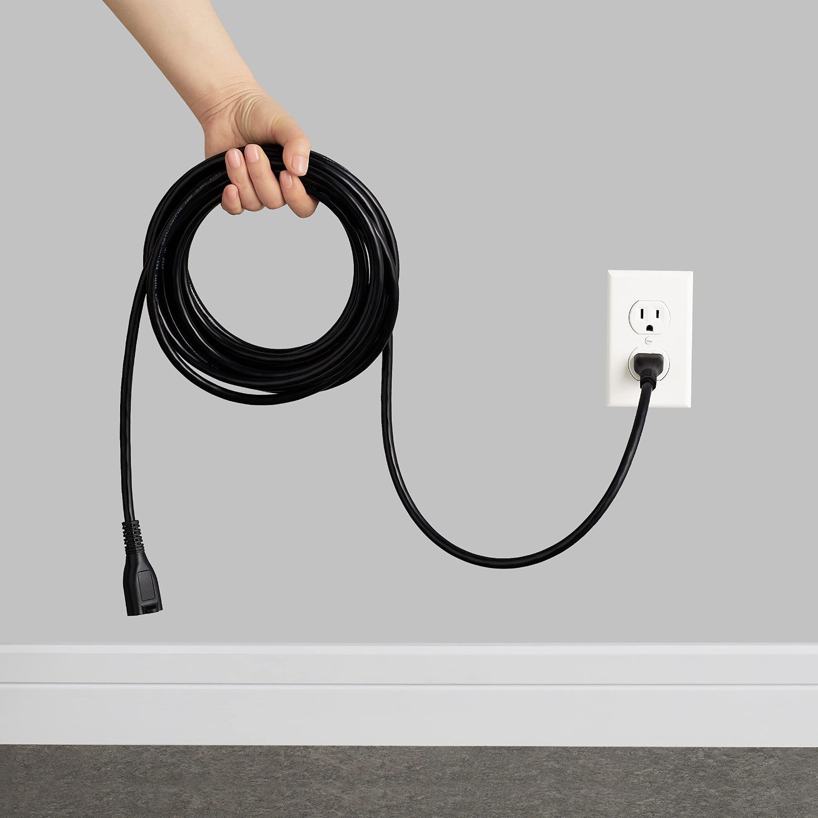 25ft Extension Cord, 13A, 125V, Multiple Outlets, LED Indicator Lights, Black4
