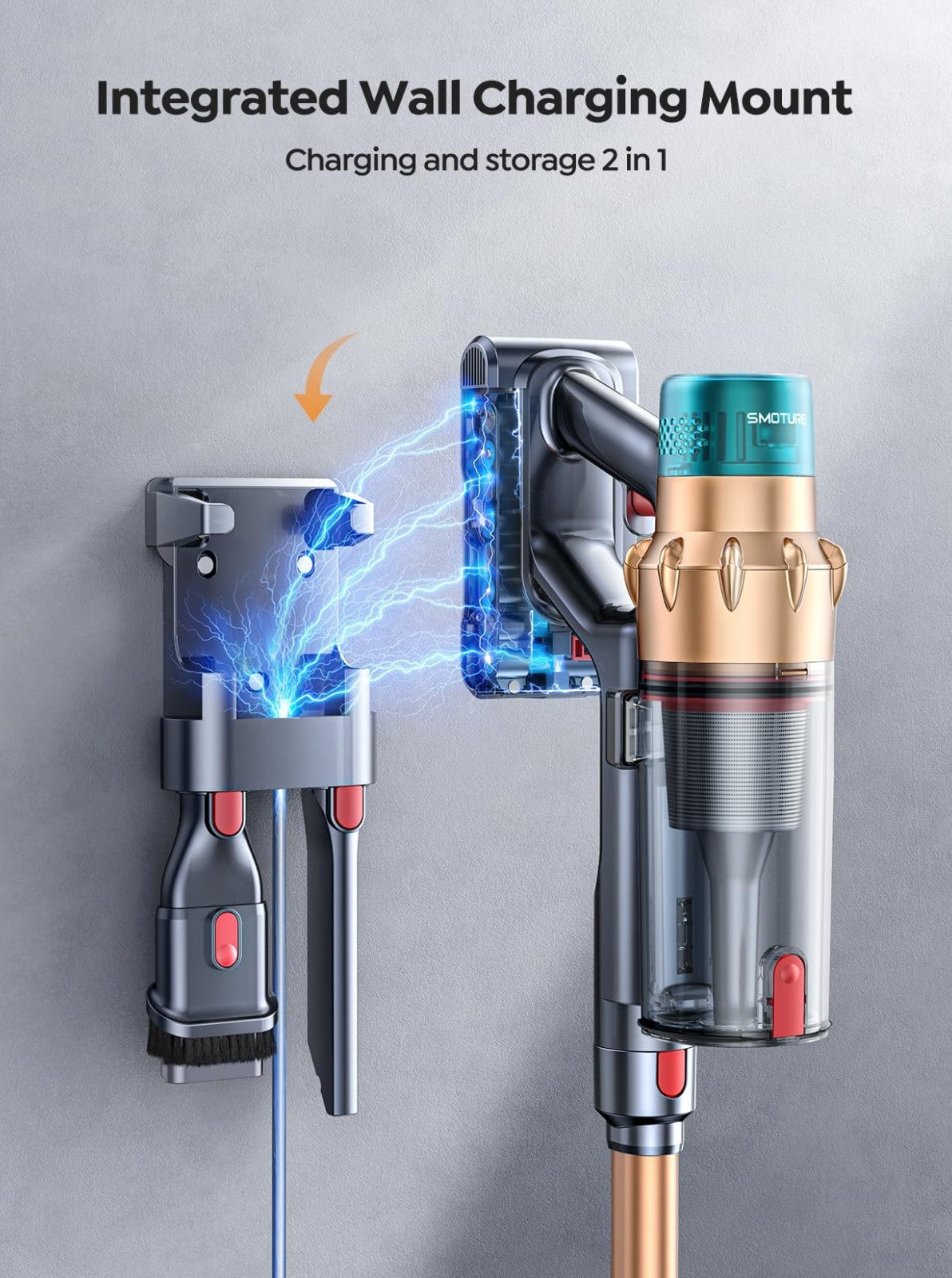 Powerful Cordless Vacuum Cleaner 55KPA 650W, 70Mins Runtime, Pet Hair, LED Touch6