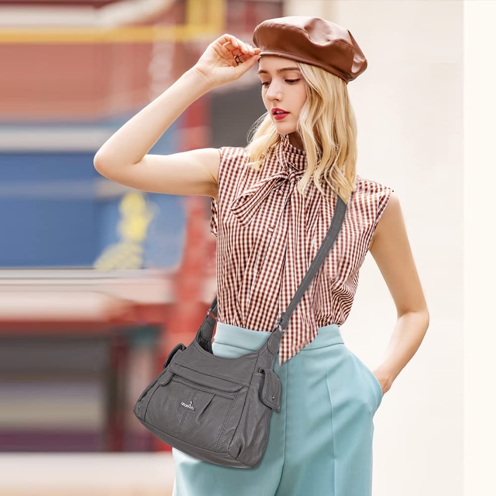 Stylish Crossbody Bags for Women   Medium Faux Leather Shoulder Handbags & Purse1