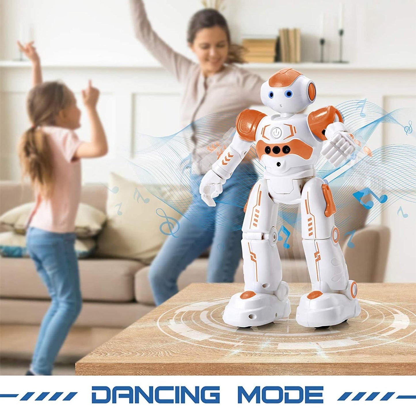 Programmable RC Robot Toy for Kids   Gesture Control, Smart Remote, Gift for Age5