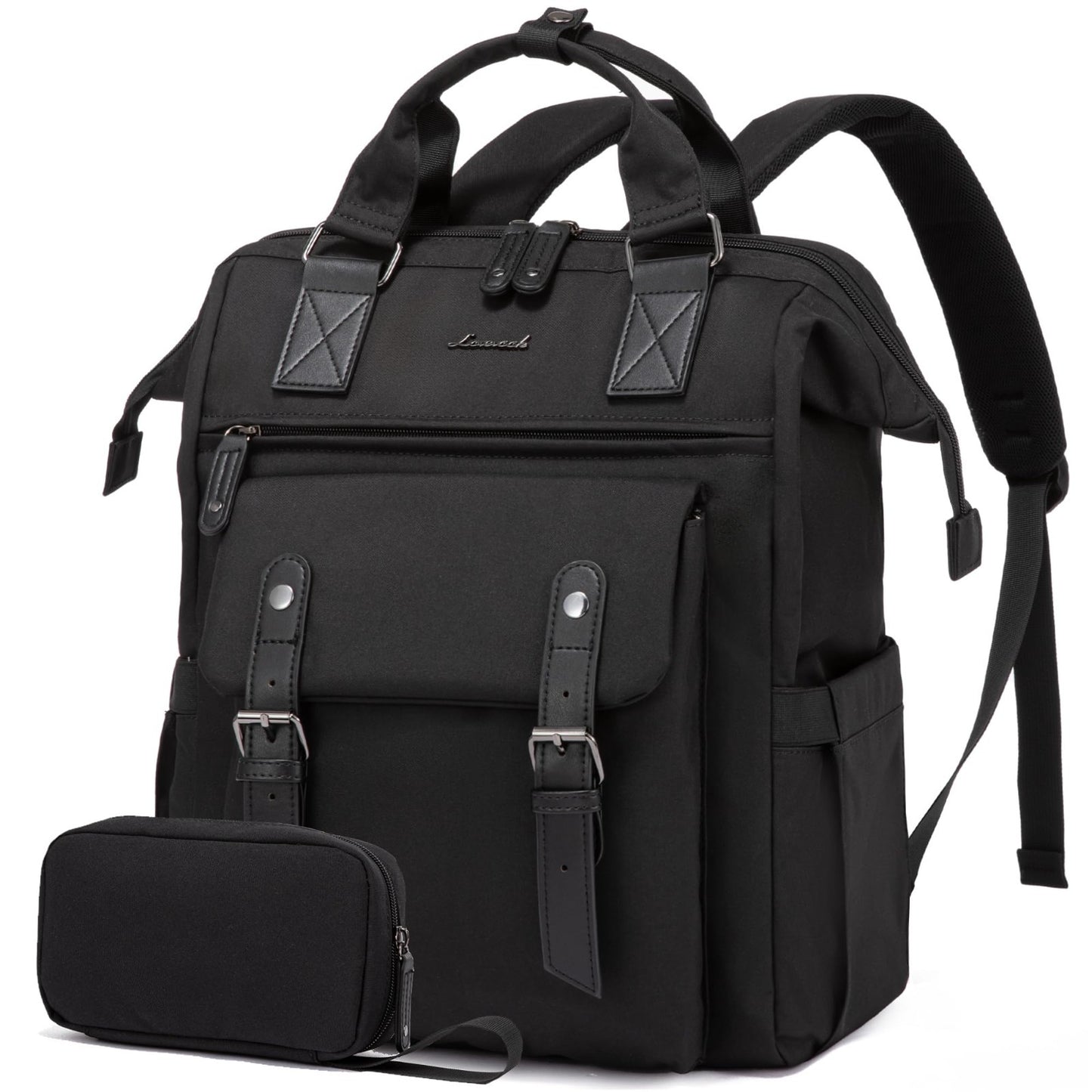 Stylish 15.6" Laptop Backpack for Women, Large Capacity Work & Travel Bag, Water1