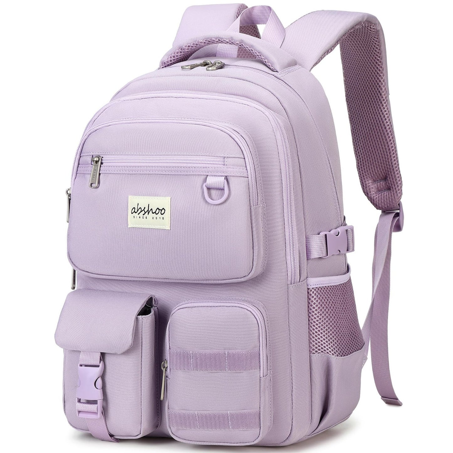 Large Heavy Duty Backpack for School, College, Travel   Multi Pocket Bookbag2