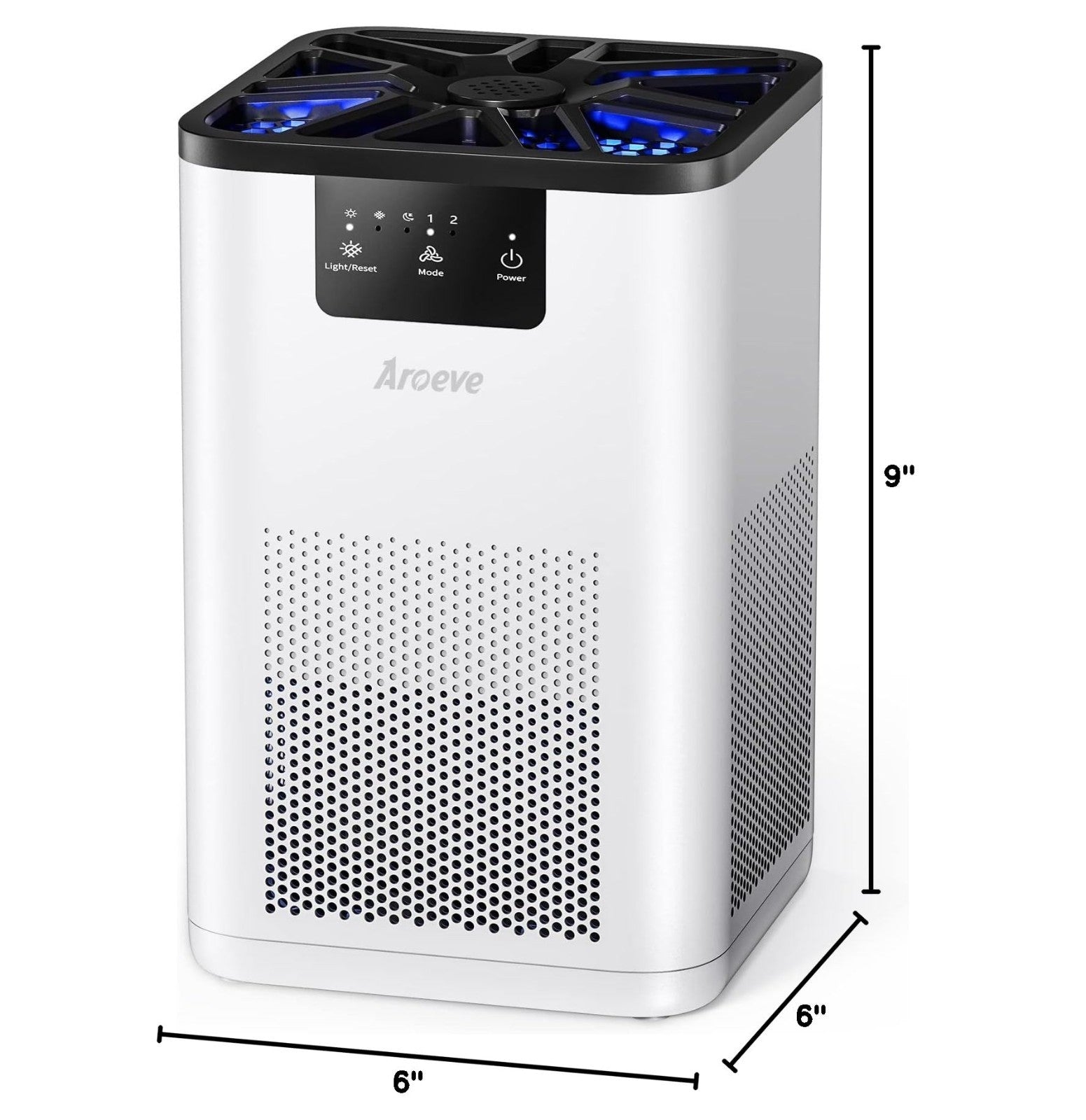 Air Purifier for Bedroom with Aromatherapy, 360° Filtration, Quiet 20dB, Speed C7