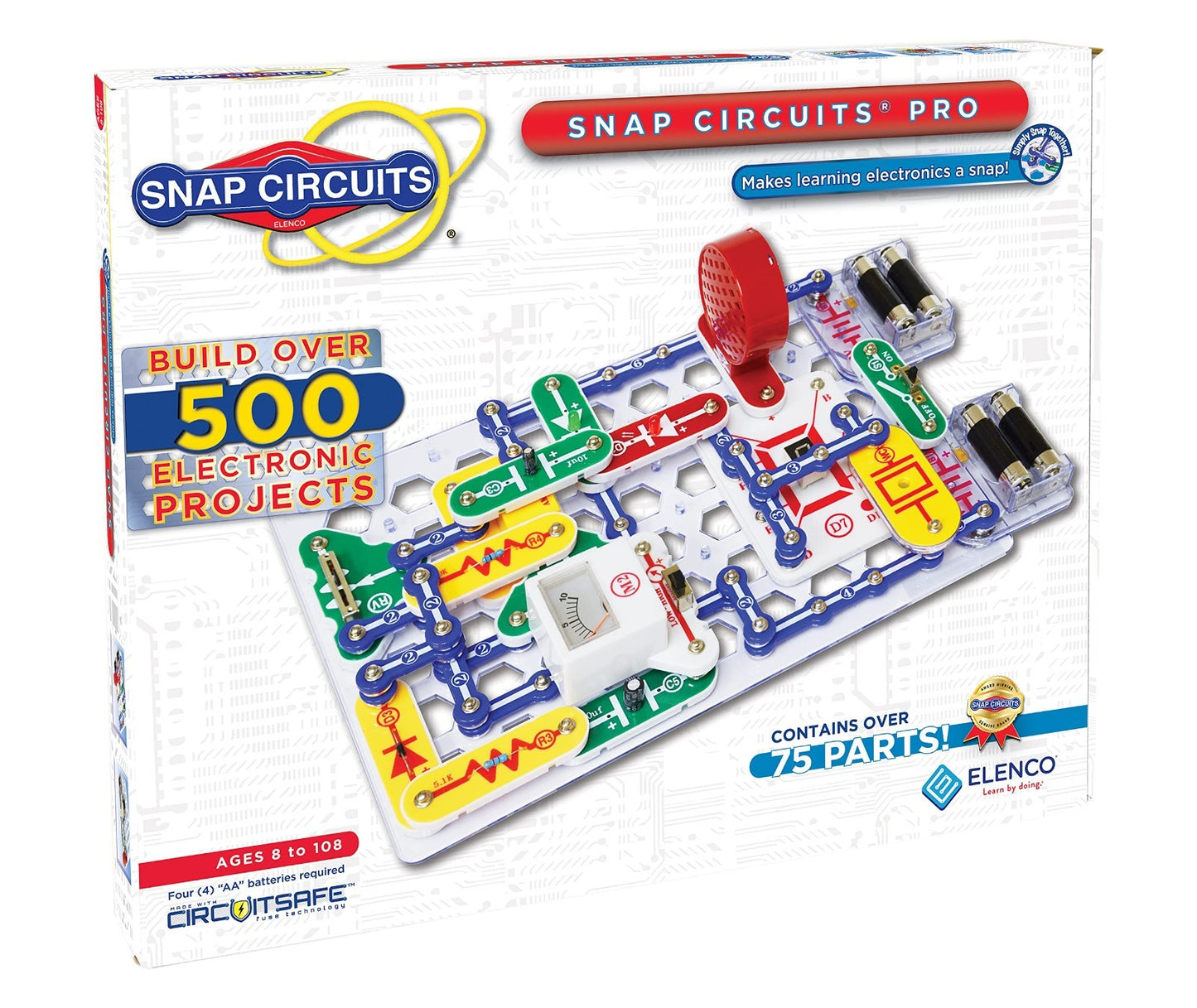 500 in 1 Electronics Exploration Kit   Snap Circuits STEM Learning Toy, Fun Proj1