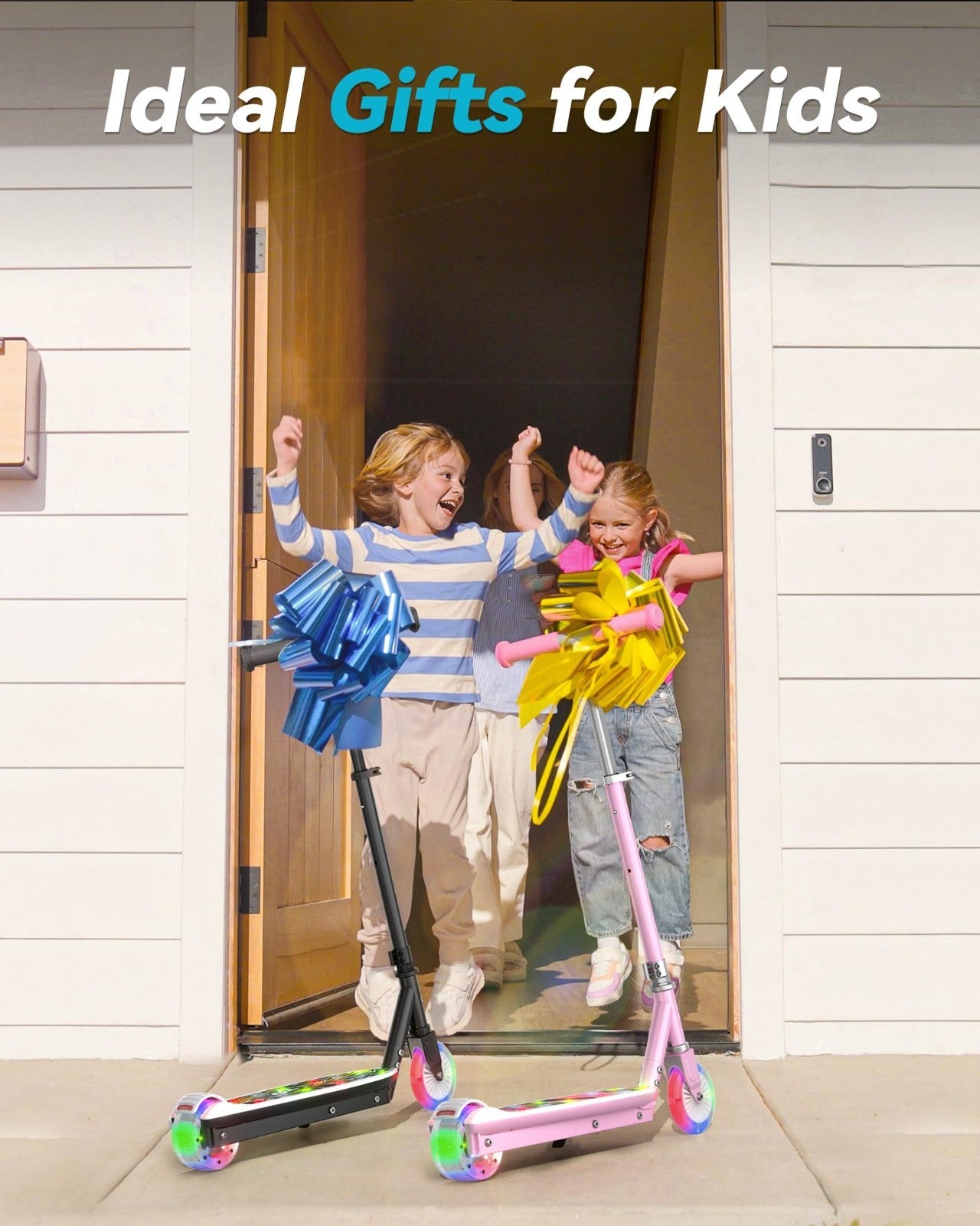 Kids Electric Scooter 3-8 Years, Safe 5 MPH, Lightweight & Durable, Fun Ride6