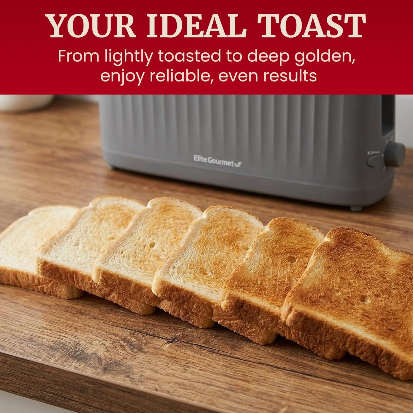 2-Slice Long Slot Toaster with Cool-Touch Body, 6 Browning Settings, Extra-Wide6