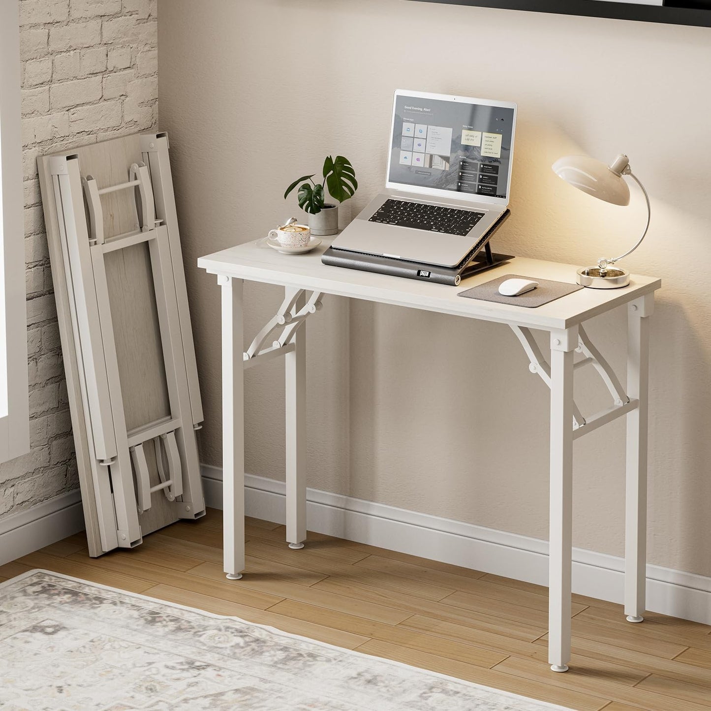 Compact Folding Laptop Desk – 35.8" Portable Table for Small Spaces, Easy Setup1