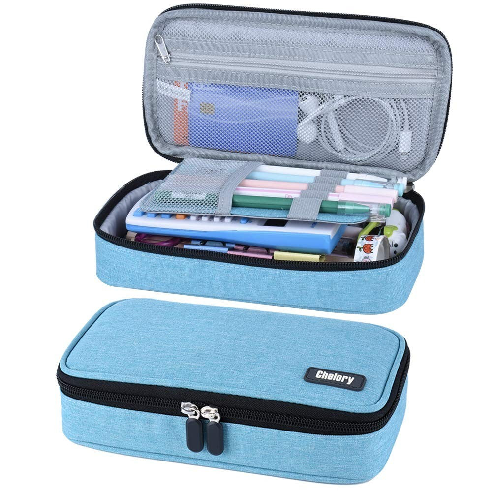 Large Capacity Pencil Case   Multi Functional Storage Pouch for Pens, Markers &1
