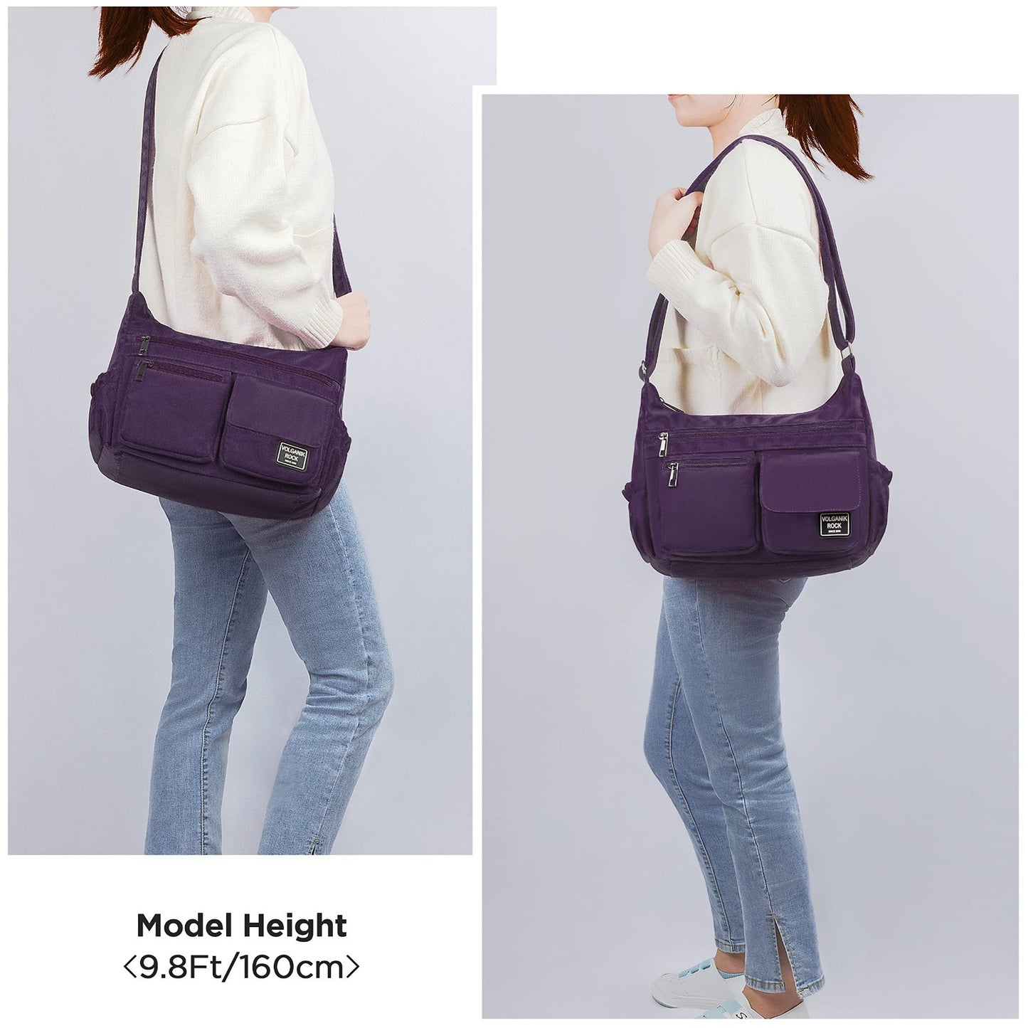 Lightweight Waterproof Crossbody Bag for Women | RFID Travel Shoulder Purse2