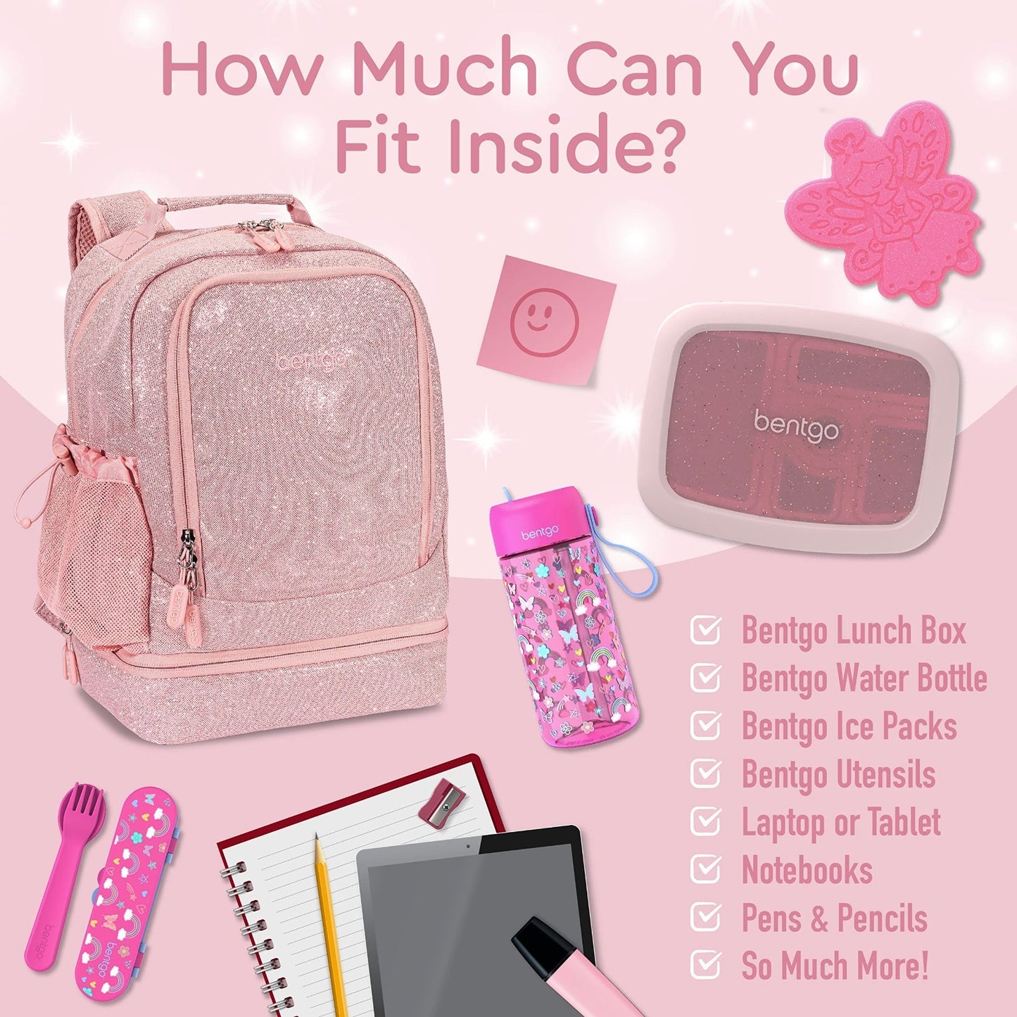 Kids 2 in 1 Backpack & Insulated Lunch Bag   Padded Straps, Durable & Stylish3