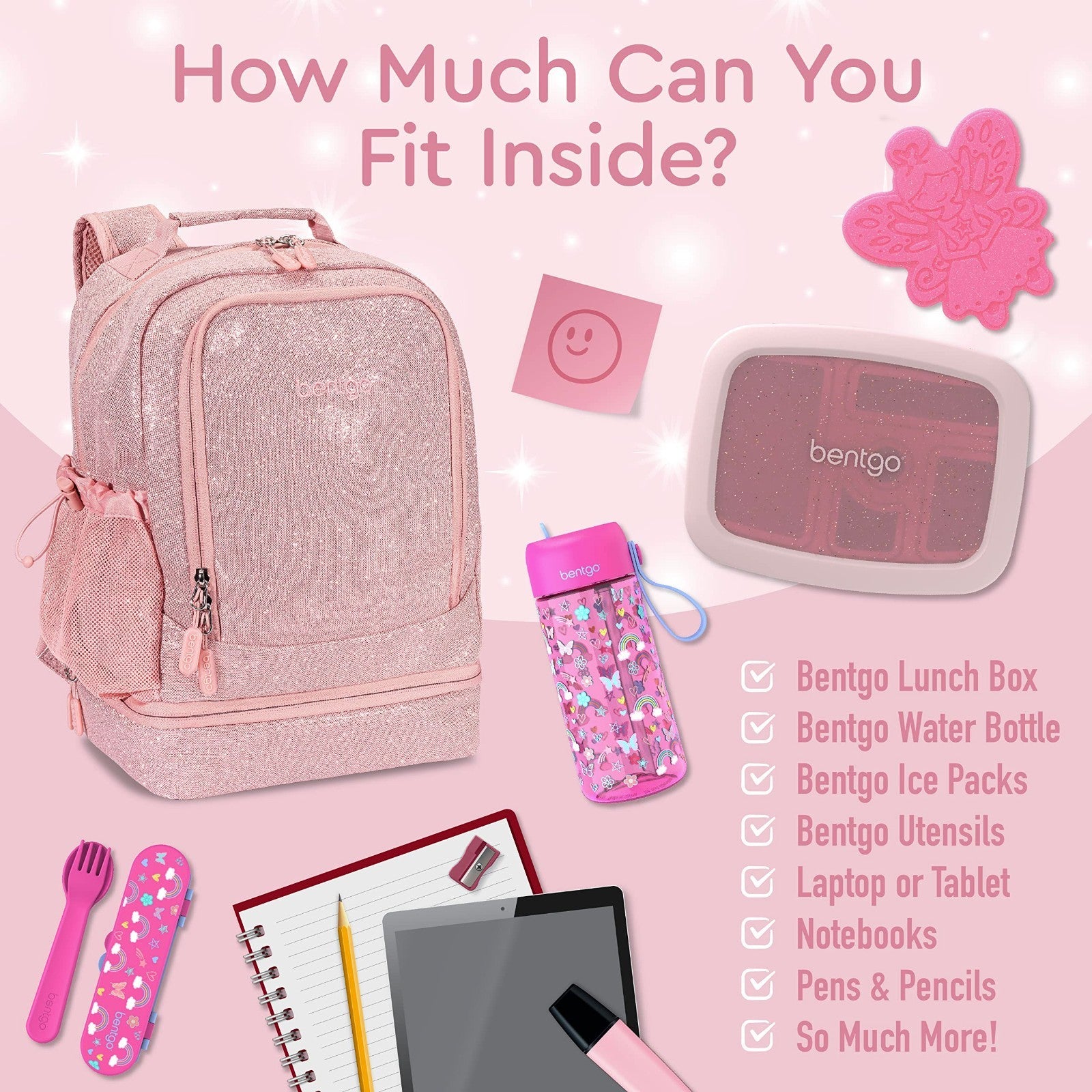 Kids 2 in 1 Backpack & Insulated Lunch Bag   Padded Straps, Durable & Stylish3