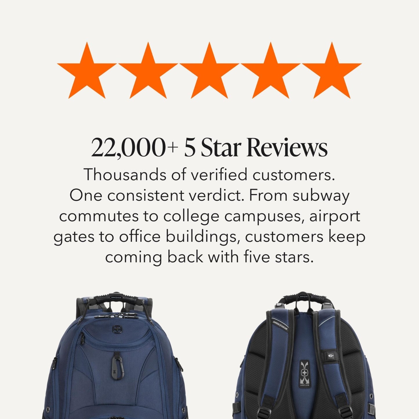 TSA Friendly 17 Inch Laptop Backpack, RFID Protection, Lay Flat Design, Black, 37