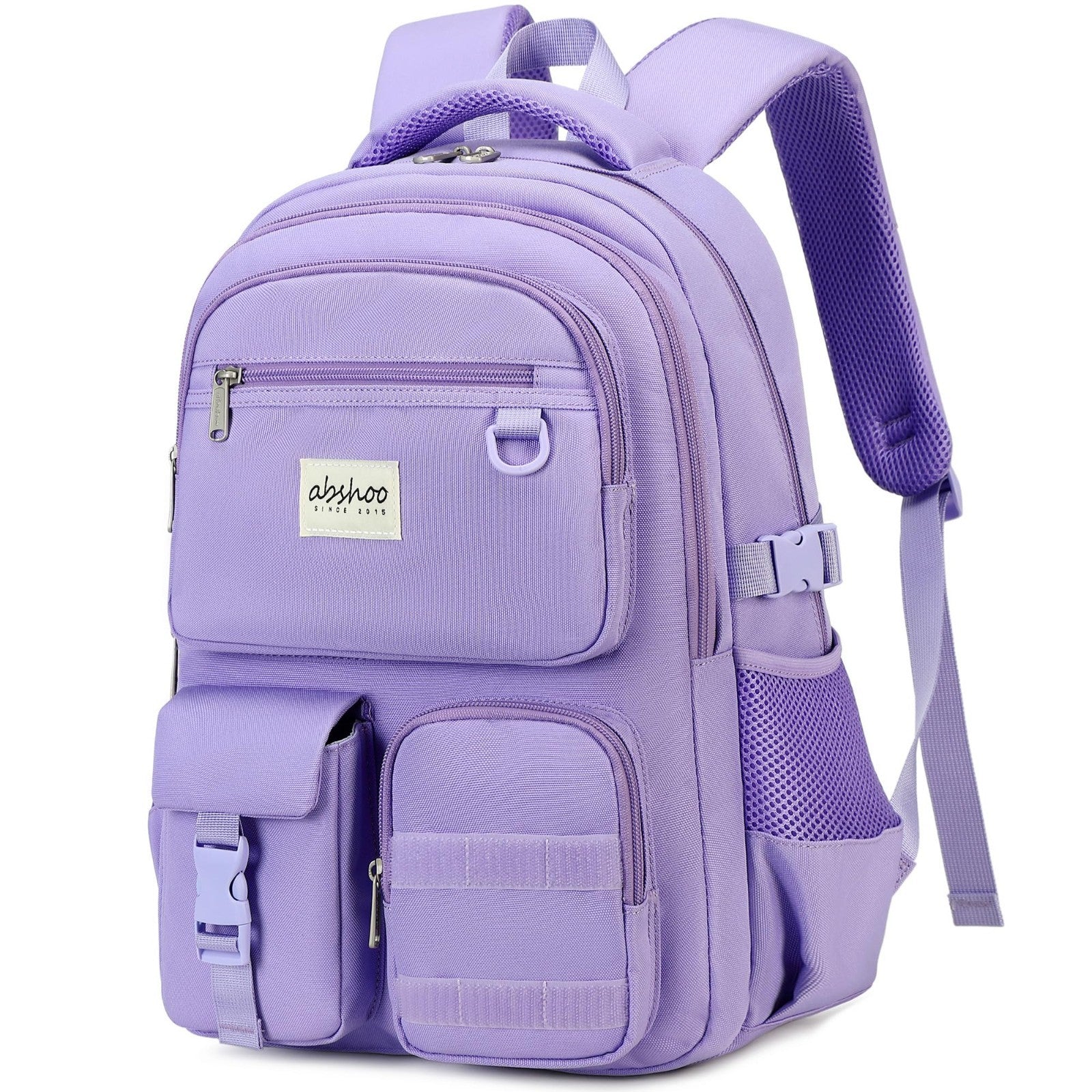 Large Heavy Duty Backpack for School, College, Travel   Multi Pocket Bookbag2