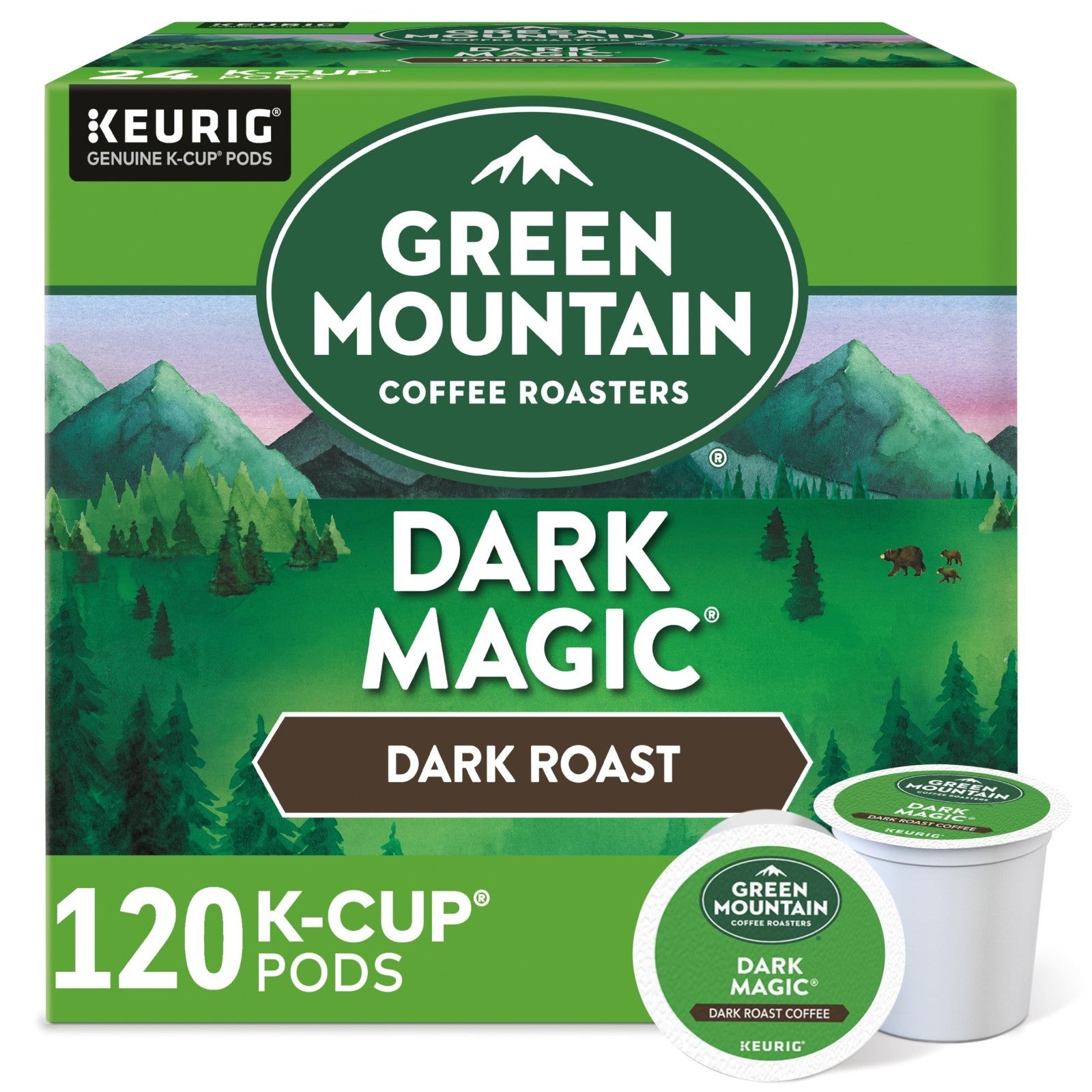 Extra Bold Dark Magic Coffee Pods, 120 Count K Cups for Keurig Brewers1