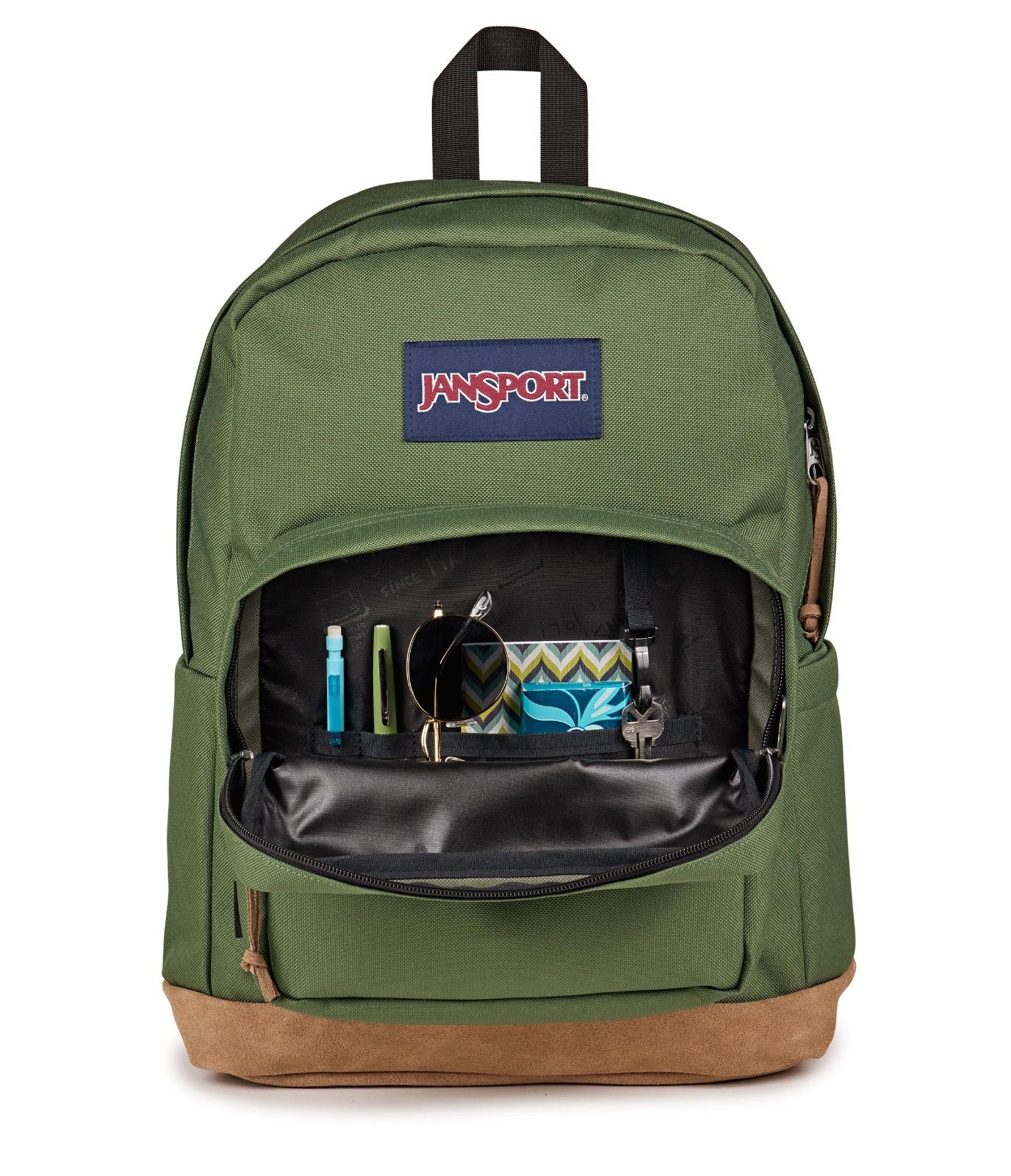 Durable Daypack Backpack with Padded 15" Laptop Sleeve & Water Bottle Pocket   C7