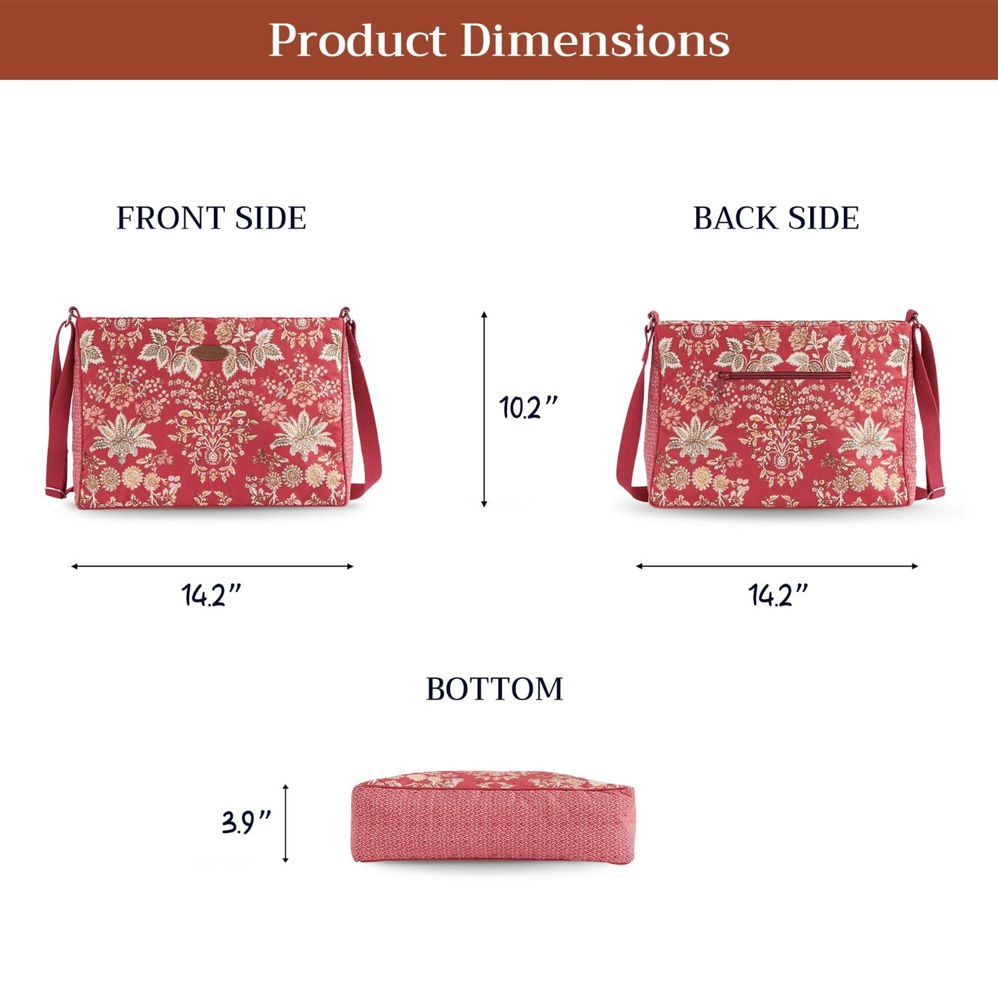 Stylish Cotton Shoulder Bag for Women - Versatile Handbag, Perfect for Everyday3