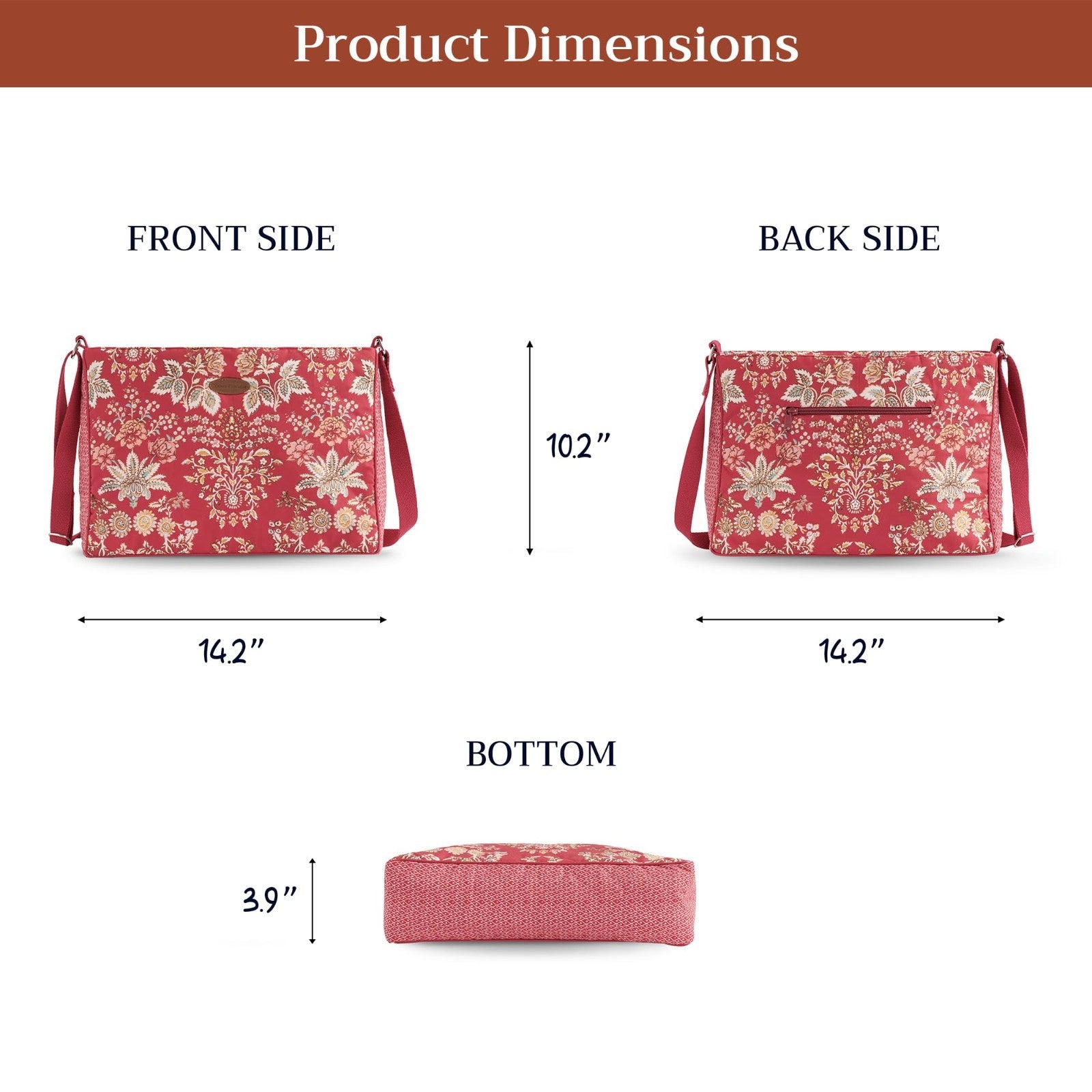 Stylish Cotton Shoulder Bag for Women - Versatile Handbag, Perfect for Everyday3