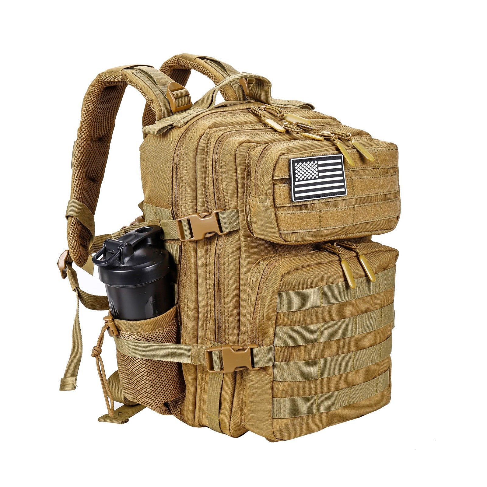 Tactical Military Backpack 25L/35L Army Assault Pack Rucksack with Bottle Holder1