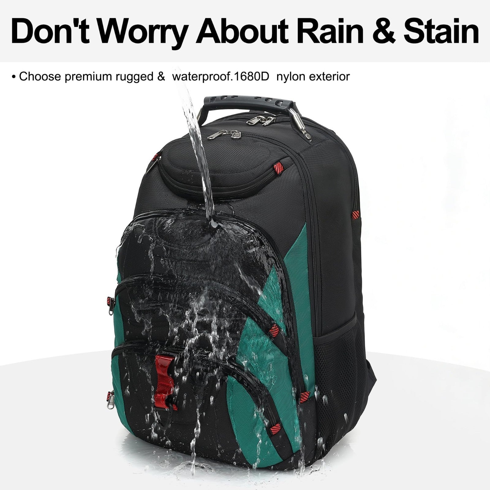 17.3" Laptop Backpack, Waterproof Travel Bag with USB Port, Anti Theft Work Book5
