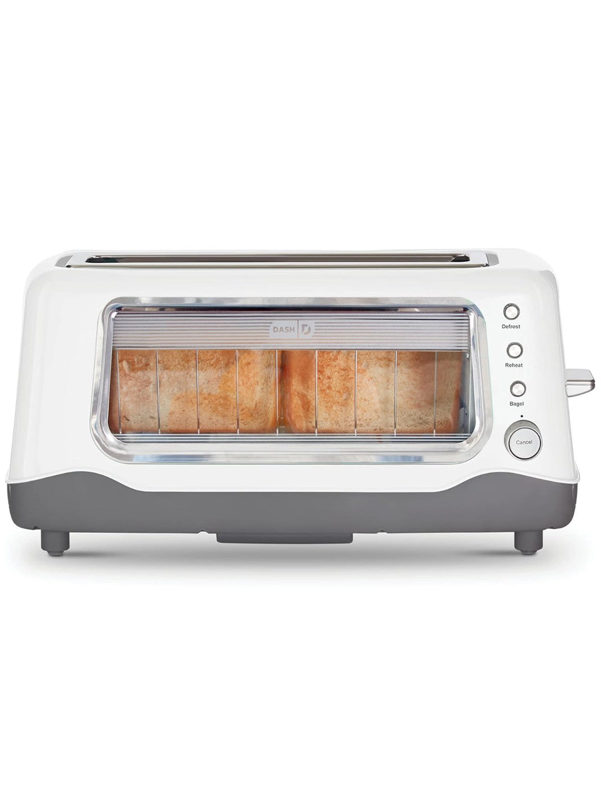 10-Inch Long Slot 2-Slice Toaster with See-Through Window, 7 Browning Levels, Ba1