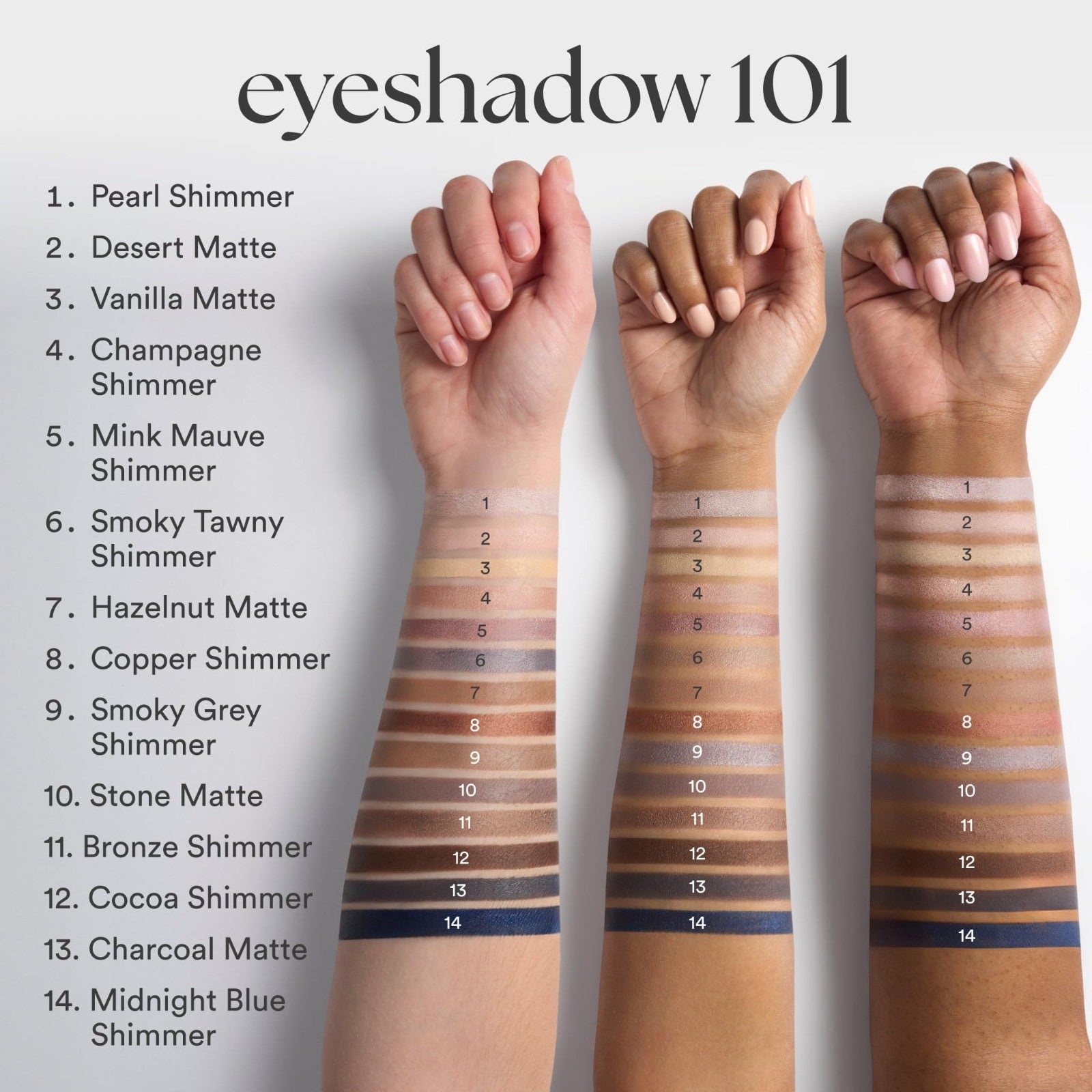 Crème-to-Powder Eyeshadow Stick - Smoky Grey Shimmer, Long-lasting & Easy Apply6