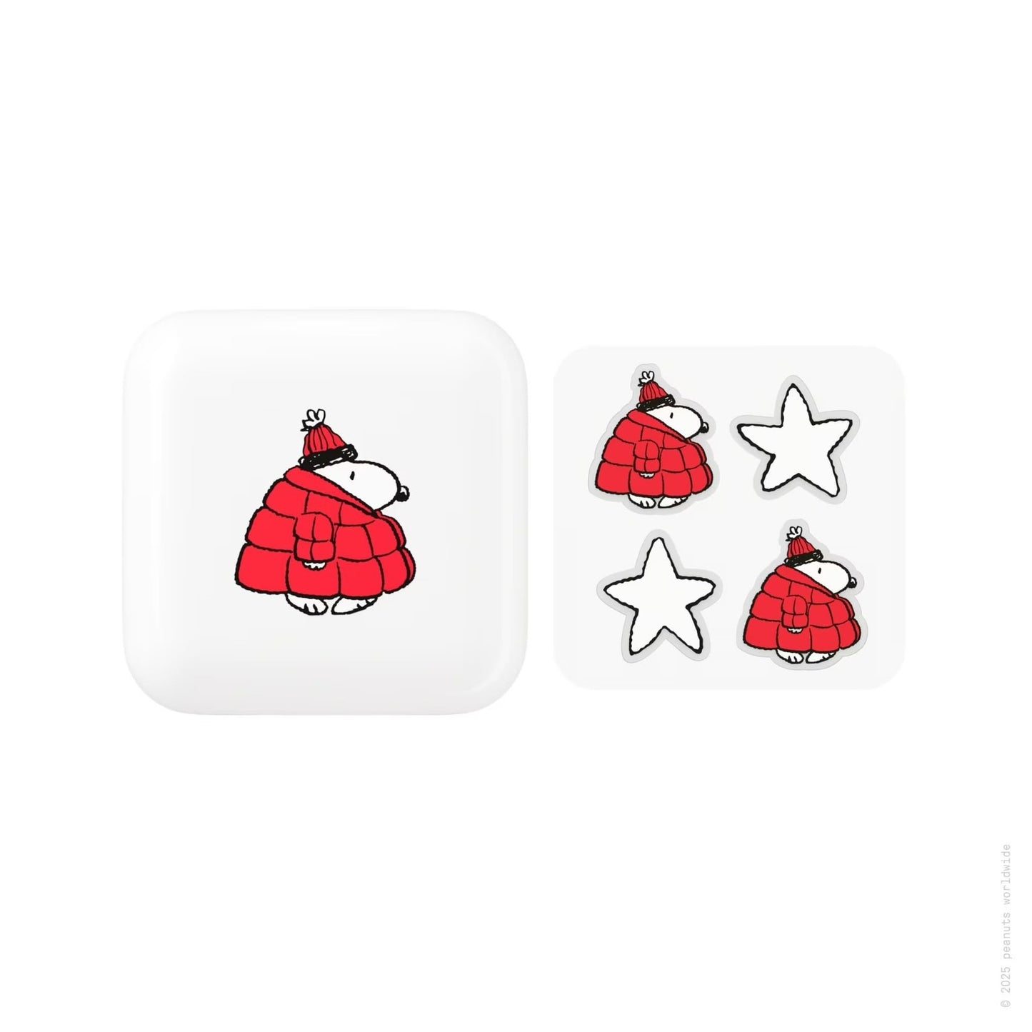 Hydrocolloid Pimple Patch, Red Snoopy Compact, Acne Treatment, 32 Count Pack1