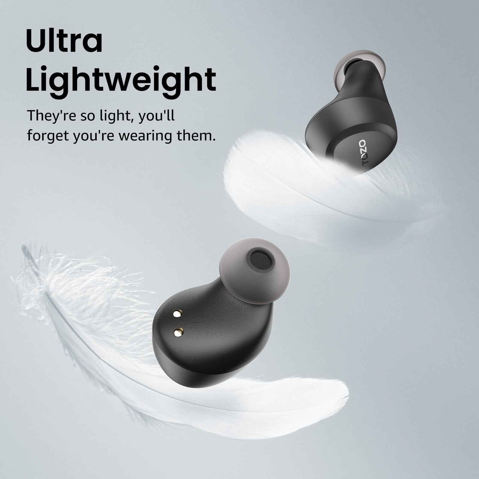 Wireless Earbuds Bluetooth 5.3, IPX5 Waterproof, AI Call Mics, Premium Sound, Ch3