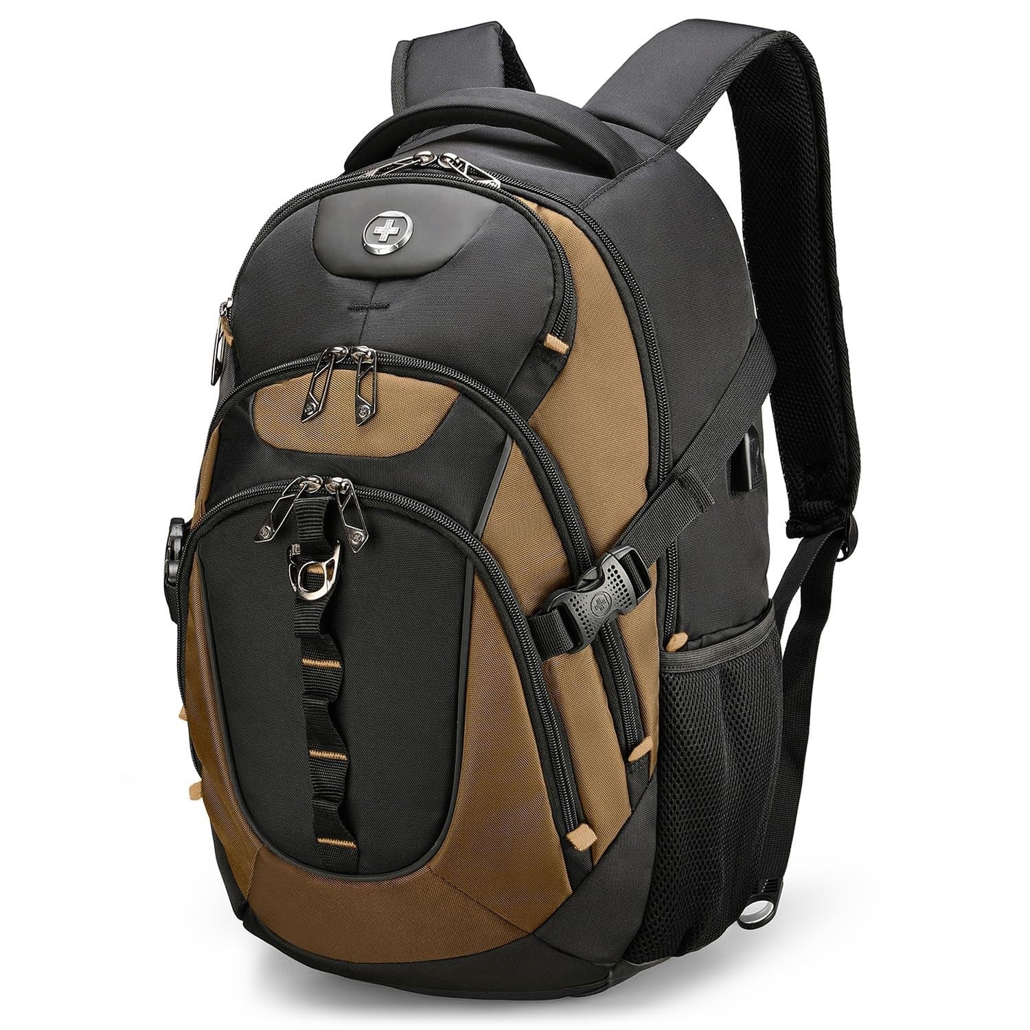 Travel Laptop Backpack with USB Charging Port, Fits 15.6" Computer, 31L College1
