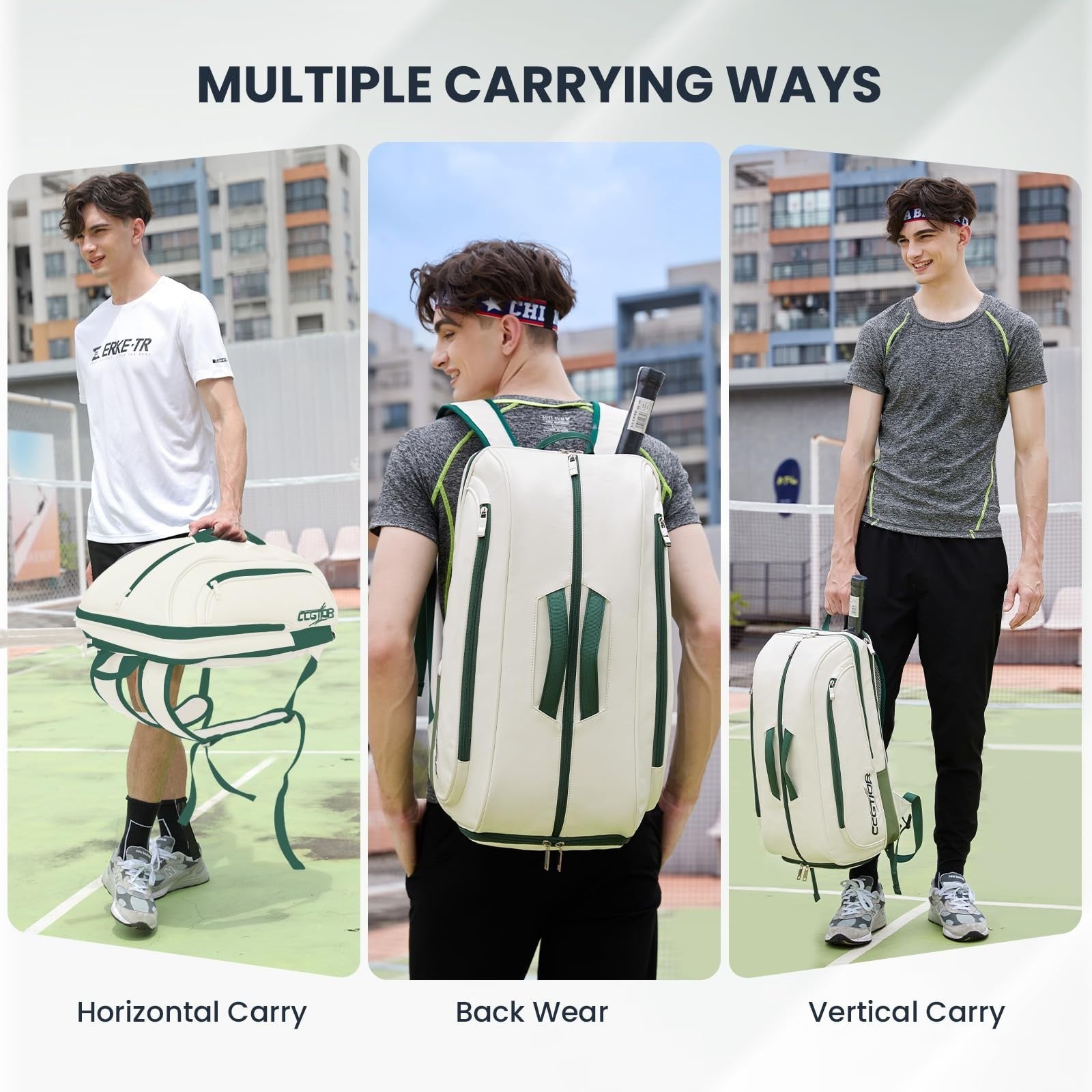 Multi-Functional Tennis & Pickleball Backpack with Shoe Compartment & Laptop Sle6