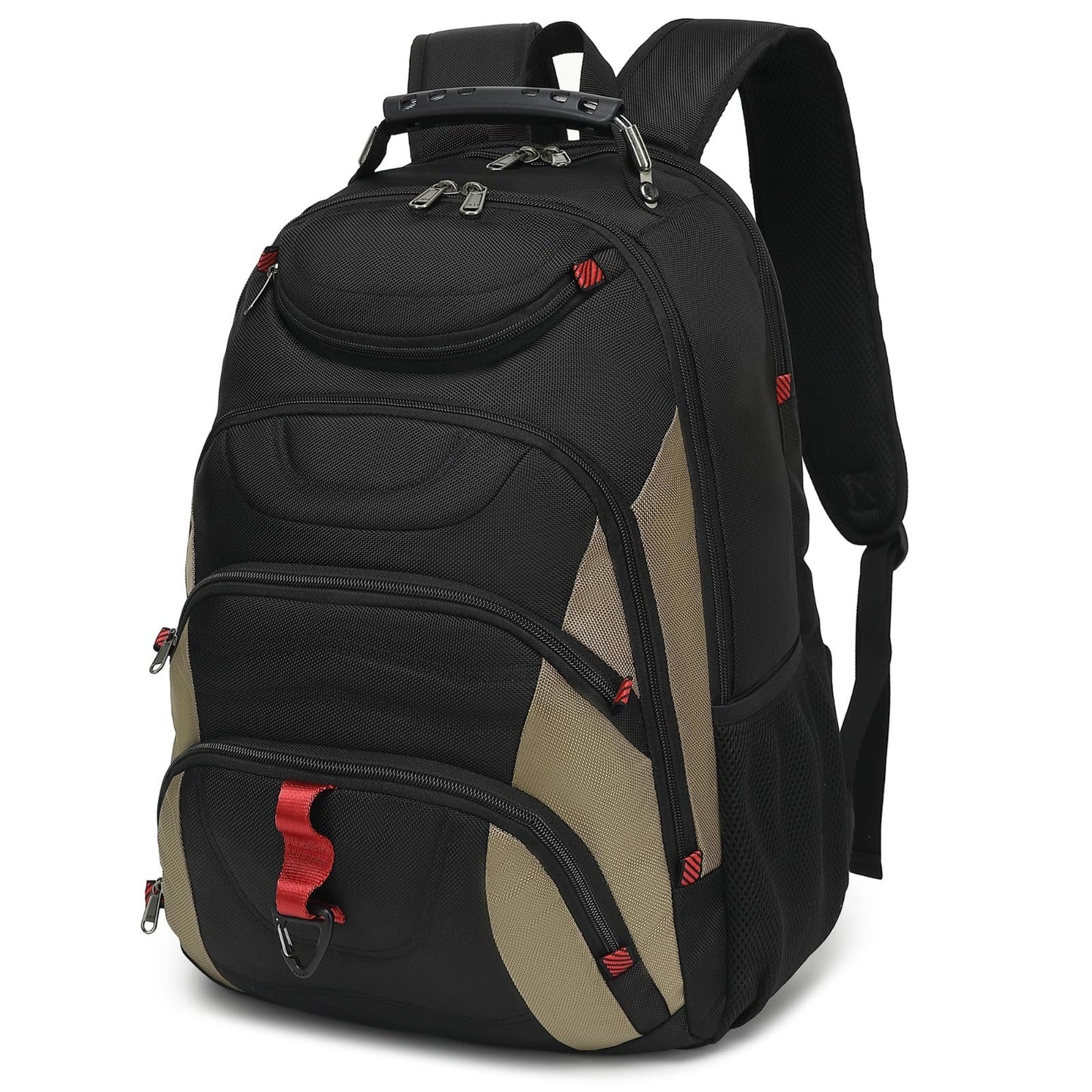 17.3" Waterproof Laptop Backpack with USB Port, Anti Theft Travel Bag for Work &1