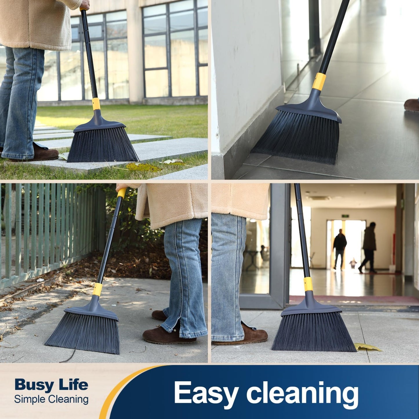 Heavy-Duty Outdoor Broom 54" | Commercial Grade Floor Sweeper for Home & Yard6