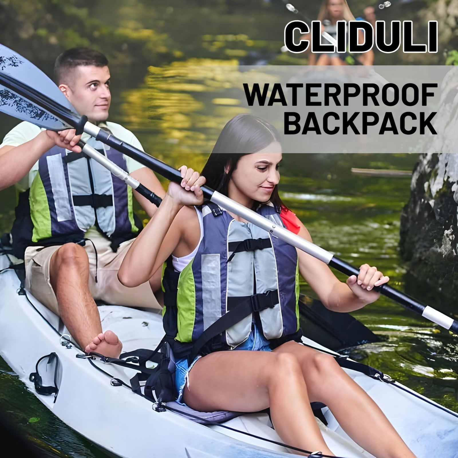 Waterproof Dry Bag Backpack - Lightweight Floating Bags for Kayaking, Fishing, C6