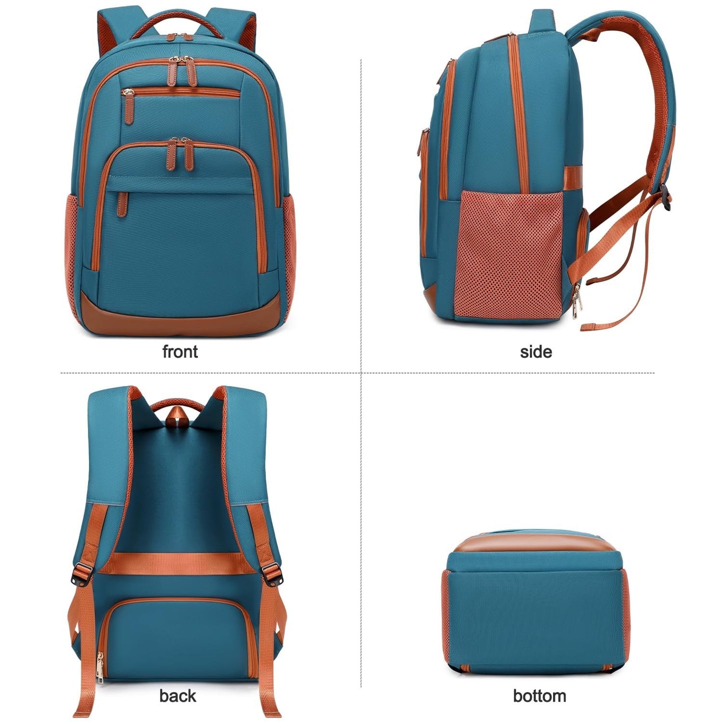 40L Travel Backpack for Men & Women, TSA Approved Carry-On, Fits 17" Laptop, Dar7