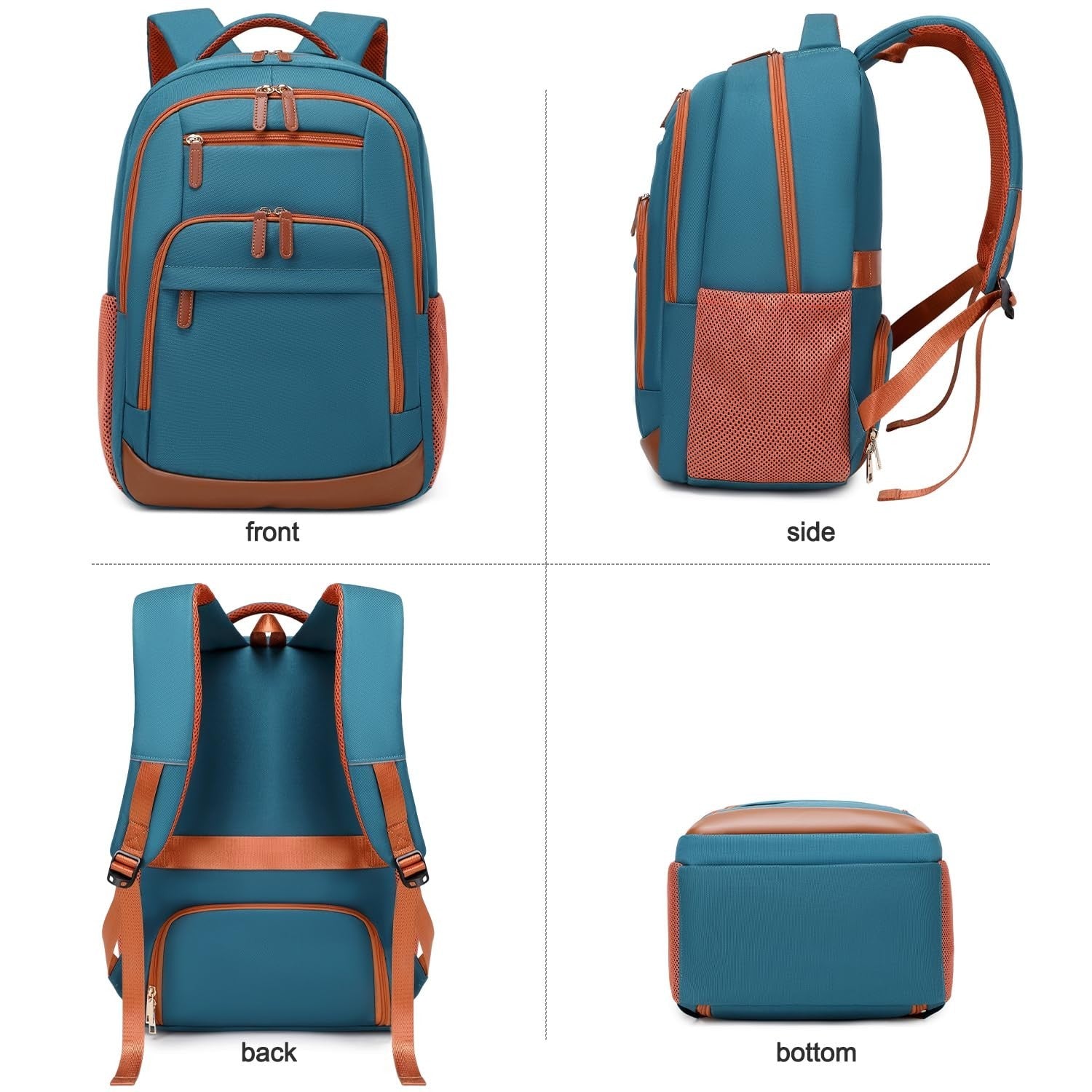 40L Travel Backpack for Men & Women, TSA Approved Carry-On, Fits 17" Laptop, Dar7