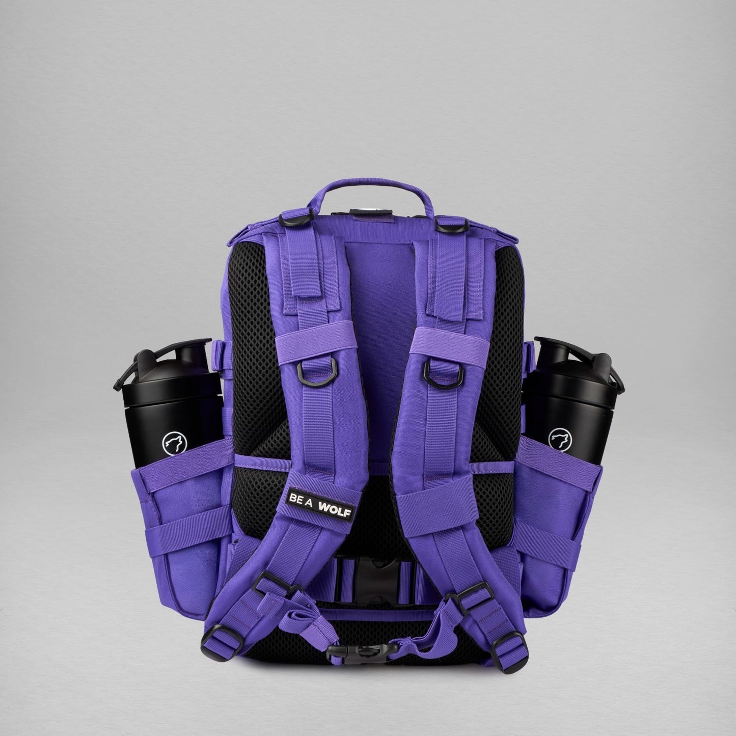 Durable 25L Athletic Gym Backpack   Waterproof Oxford, MOLLE Webbing, Laptop Poc9