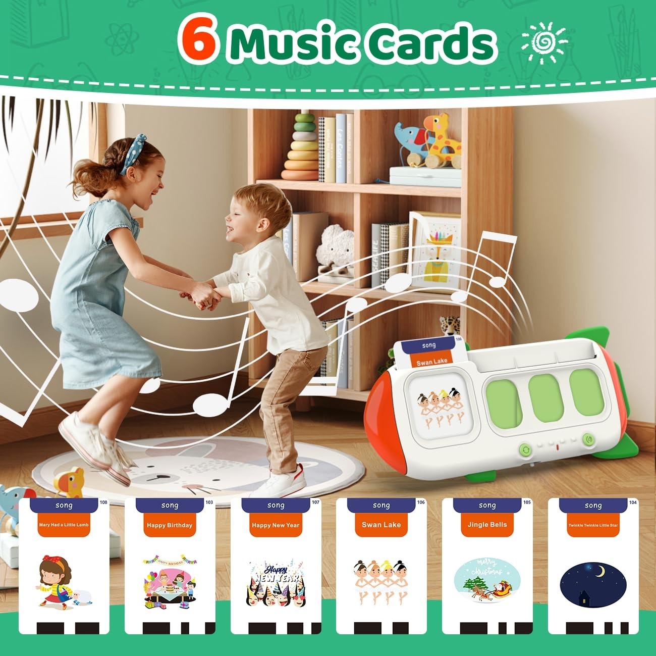 Interactive Talking Flash Cards - CVC Spelling Games, ABC Letter Matching Toy fo3