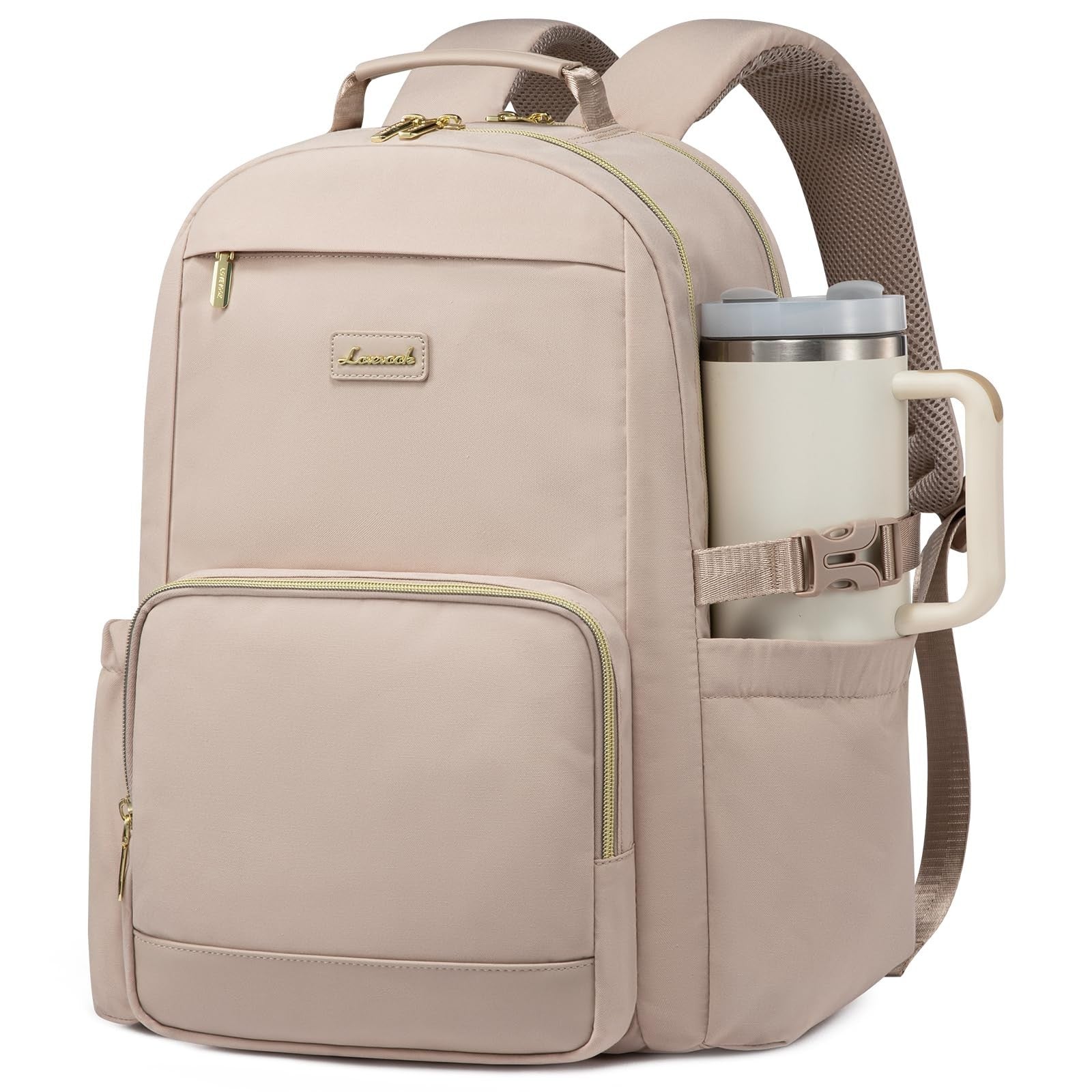Stylish Waterproof Laptop Backpack for Women, 15.6" Large Capacity Travel Bag, P1