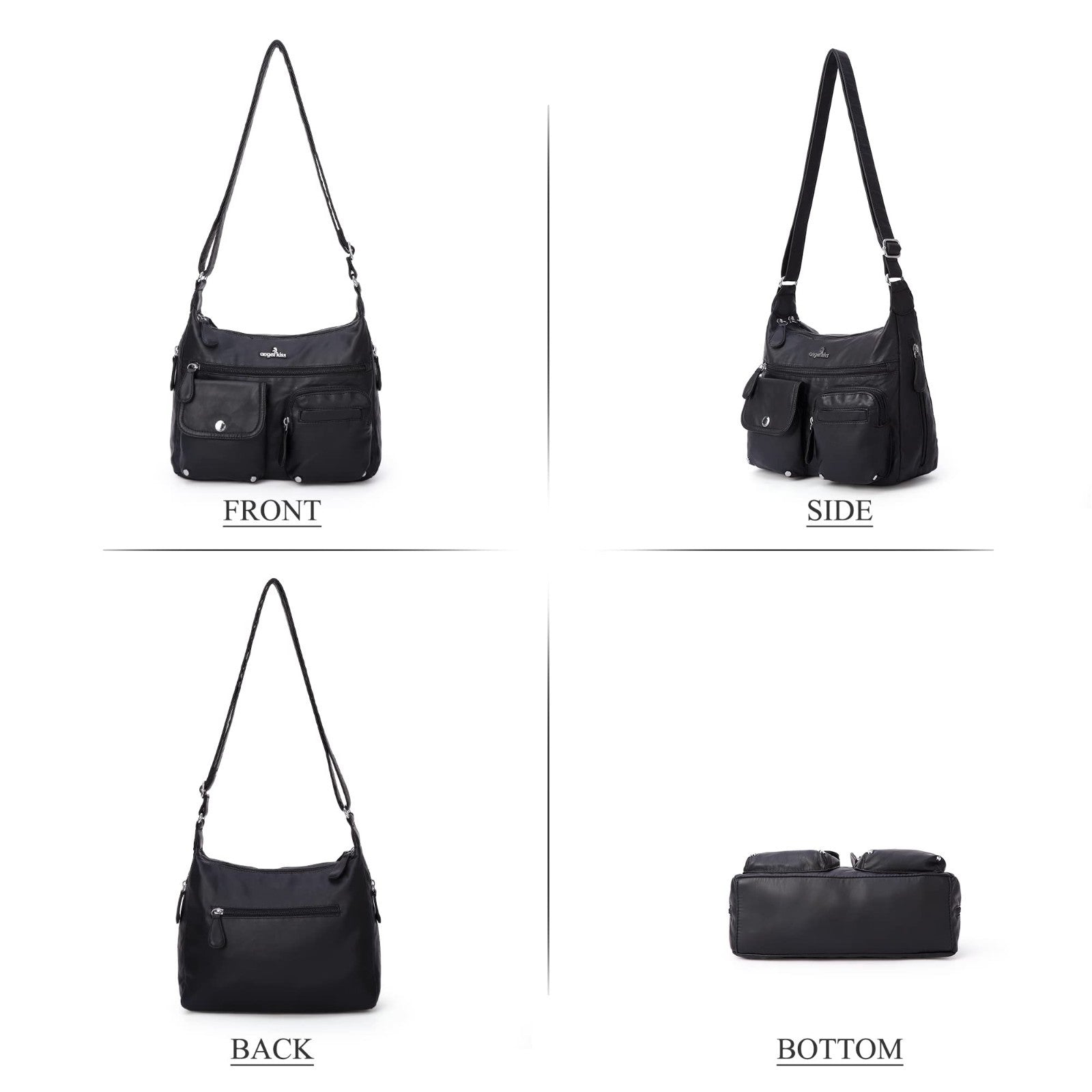 Stylish Crossbody Bags for Women   Medium Faux Leather Shoulder Handbags & Purse4